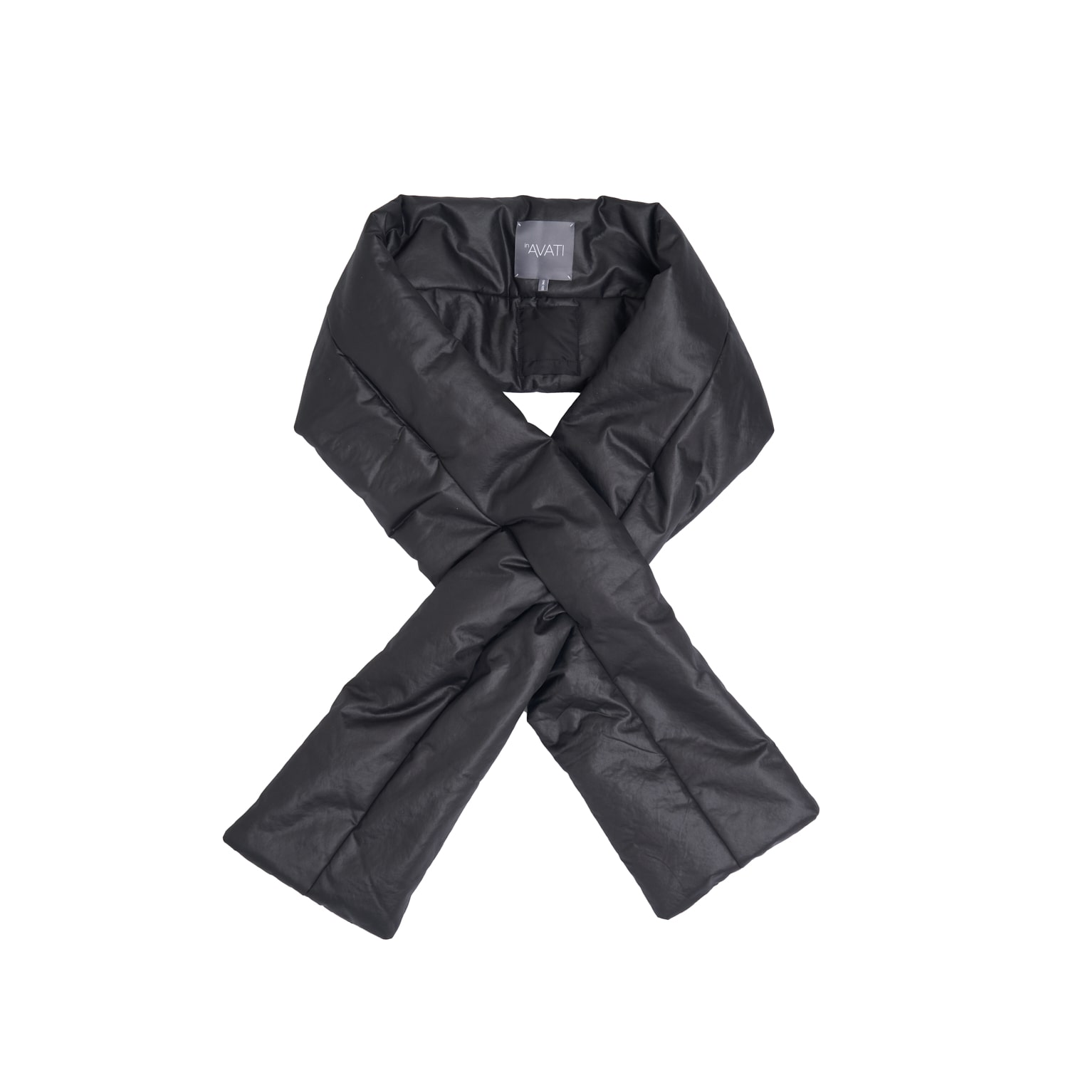 Inavati Women's Brown Black Padded Scarf In Brown