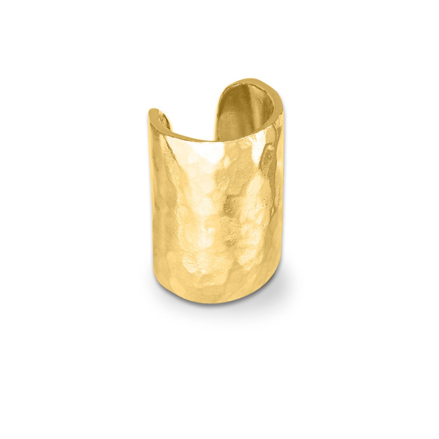 Dower & Hall Women's Long Curved Nomad Ear Cuff In Gold Vermeil