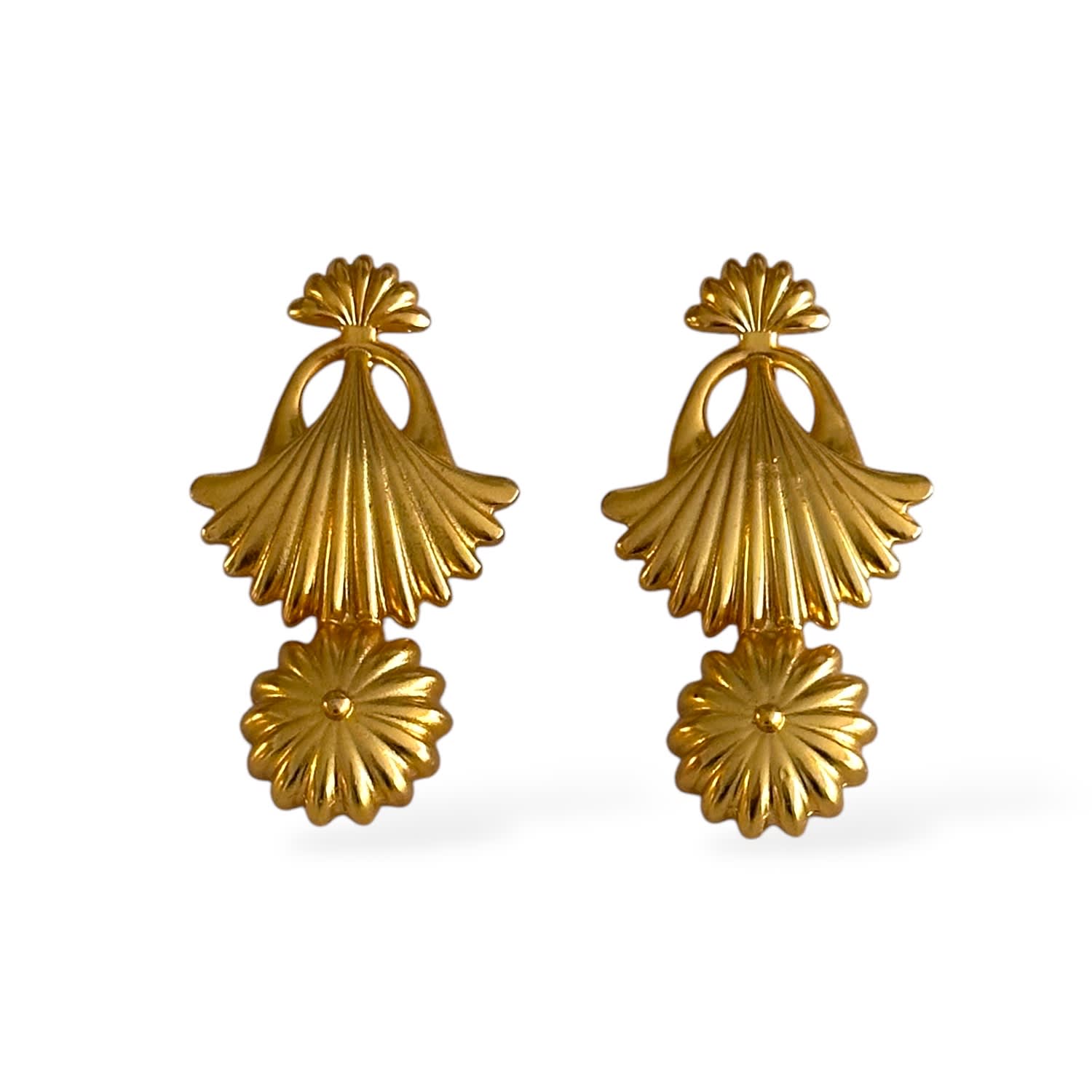 Majalis Jewelry Women's Long Gold Design Earring