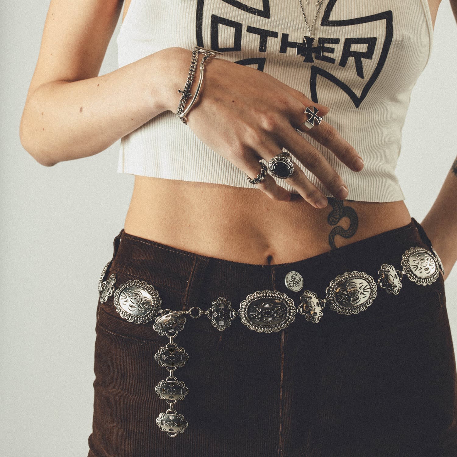 Concho Belt | Silver by Other