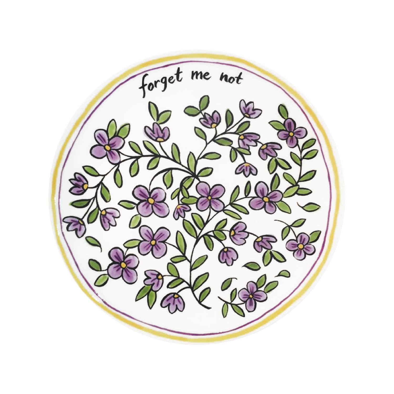 Forget Me Not - 8 In. Salad Plate Twig New York