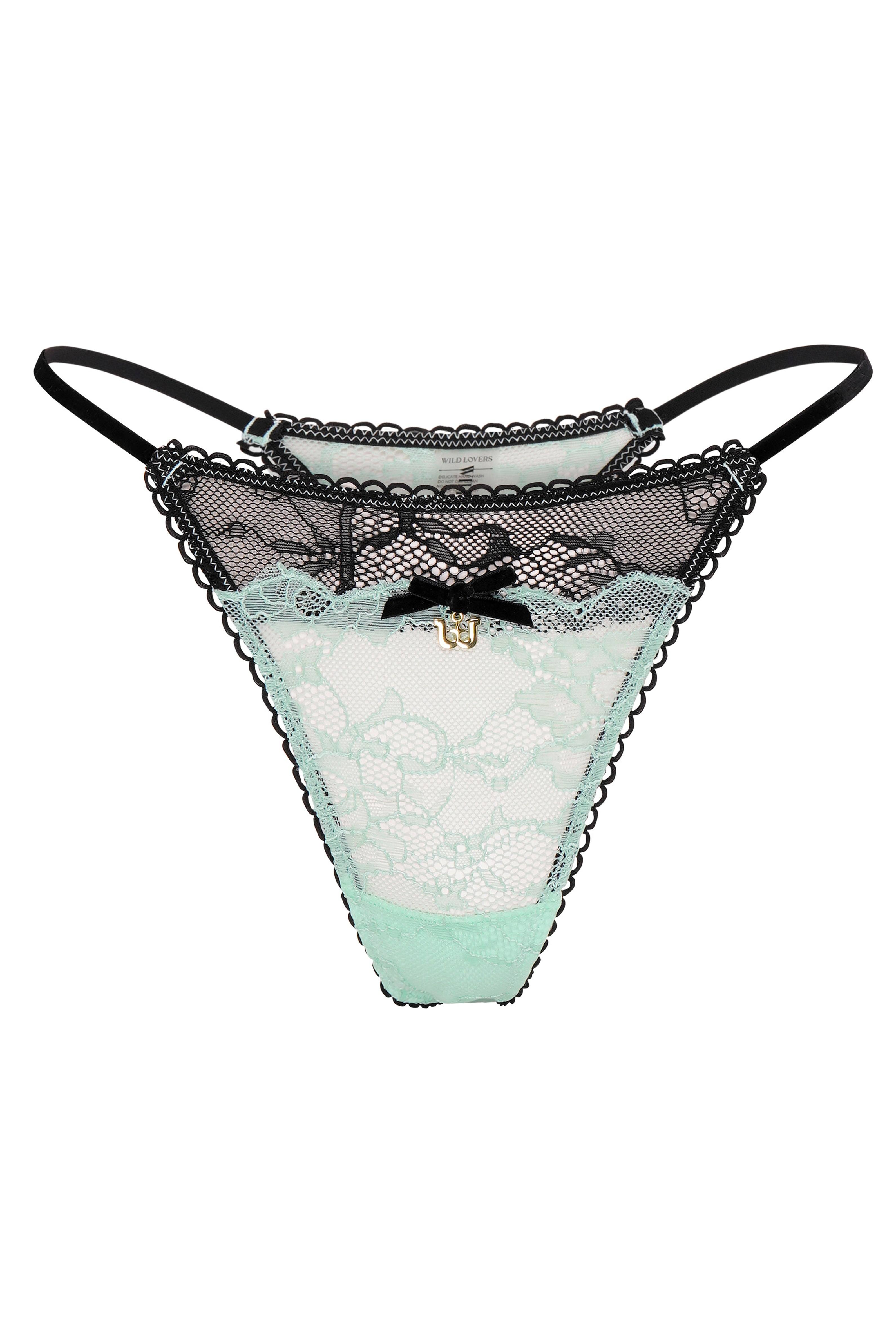 Wild Lovers London Women's Blue Juno Thong