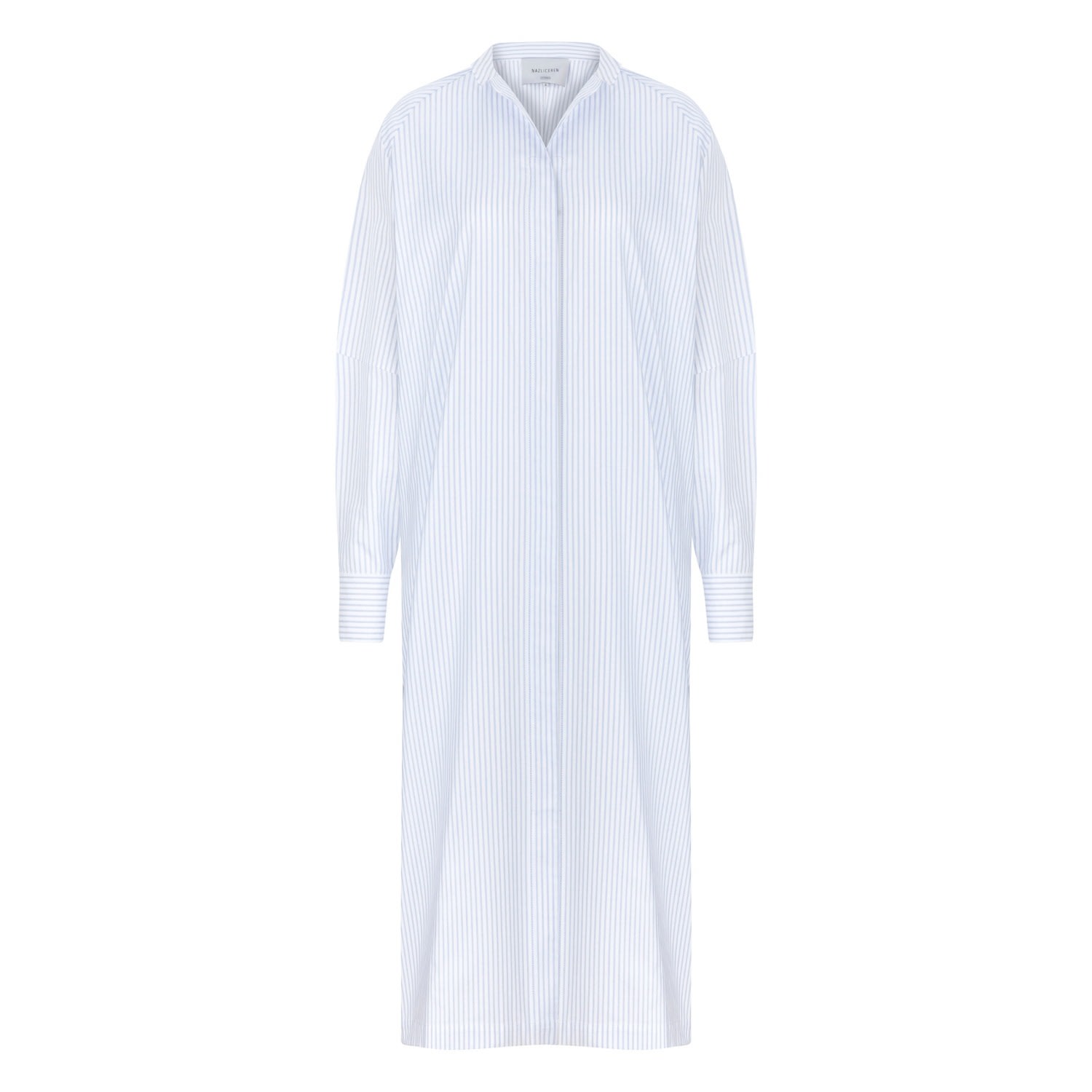 Nazli Ceren Women's White Ivory Cotton Shirt Dress