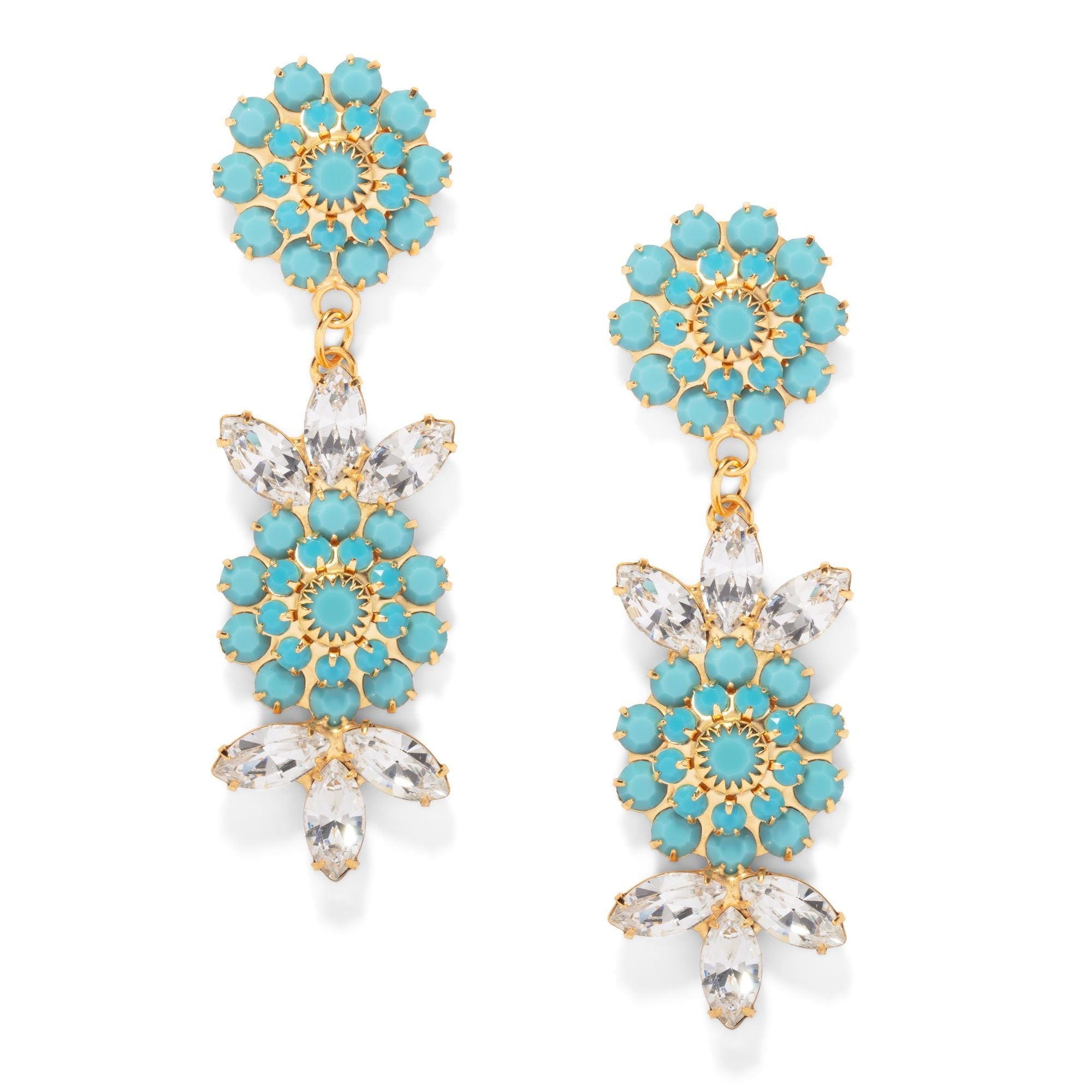 The Pink Reef Women's Blue  Elsa Earring In Turquoise