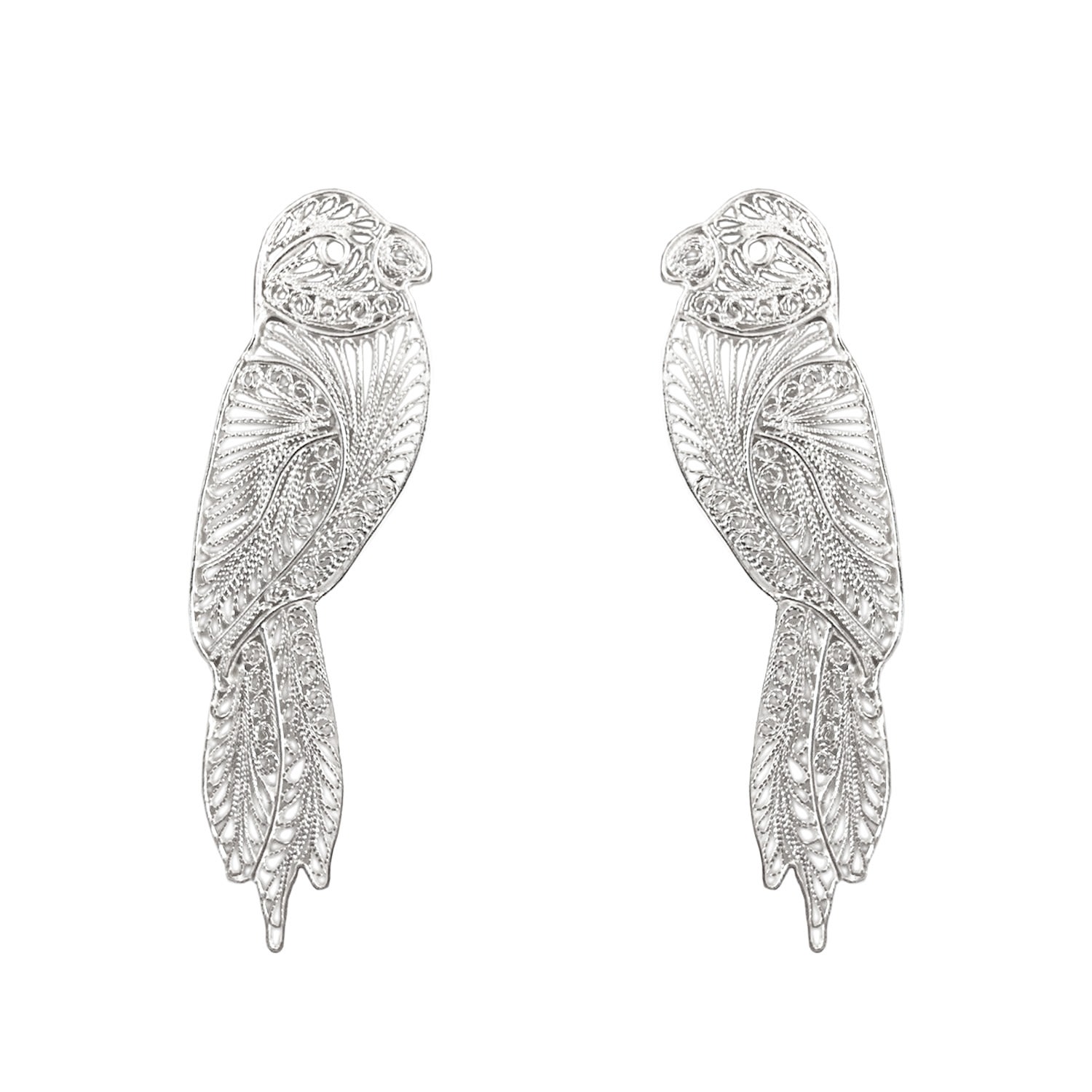 Mamba Women's Tropicalia Silver Guacamaya In Silver