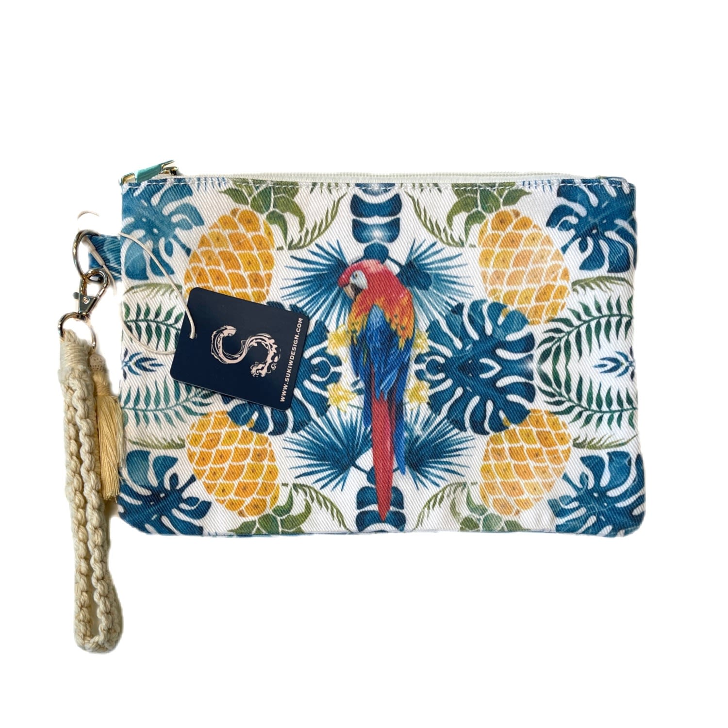 Women’s Blue Tropical Oasis Hand Bag Suki Wang London