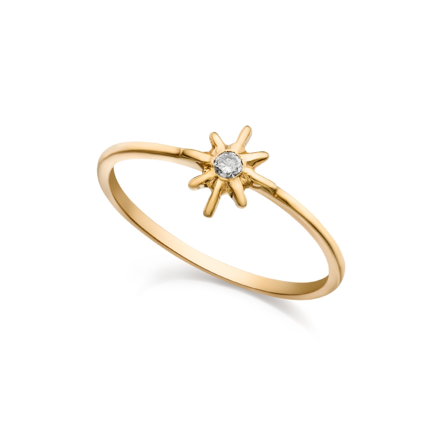 Women’s Gold Vega Diamond Ring Preeti Sandhu