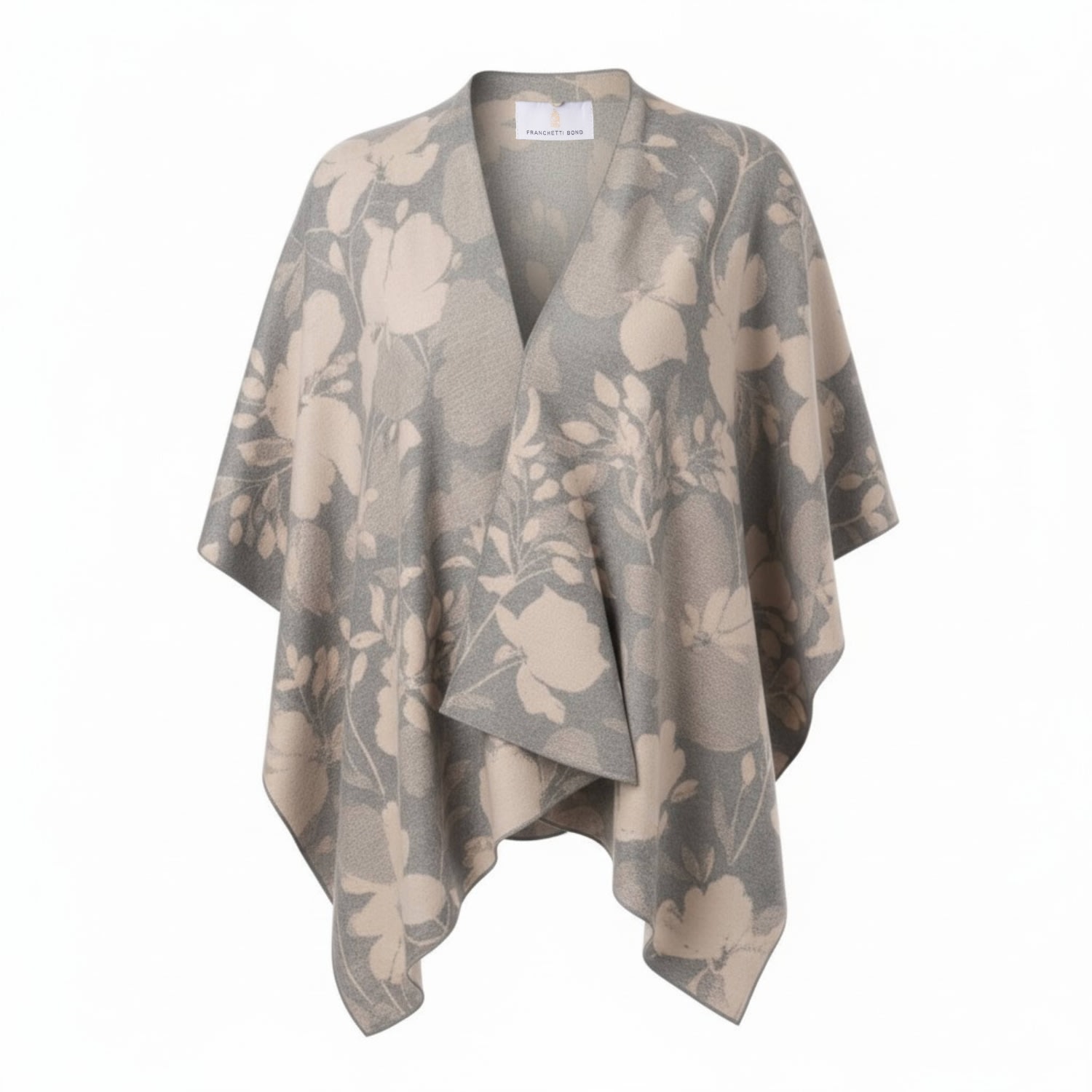 Franchetti Bond Women's Angelica Grey Floral Print Jacket In Gray