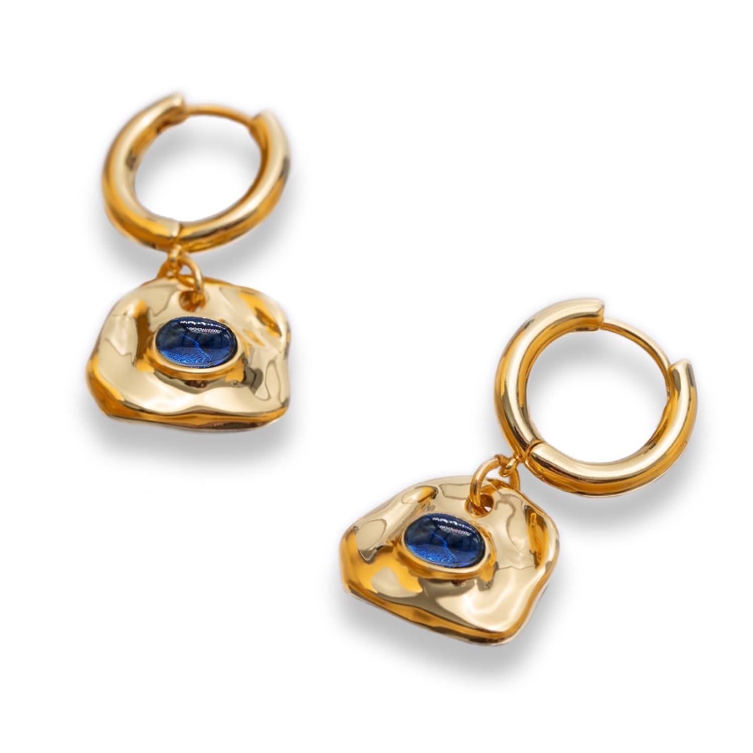 Classicharms Aria Gemstone Hoop Drop Earrings