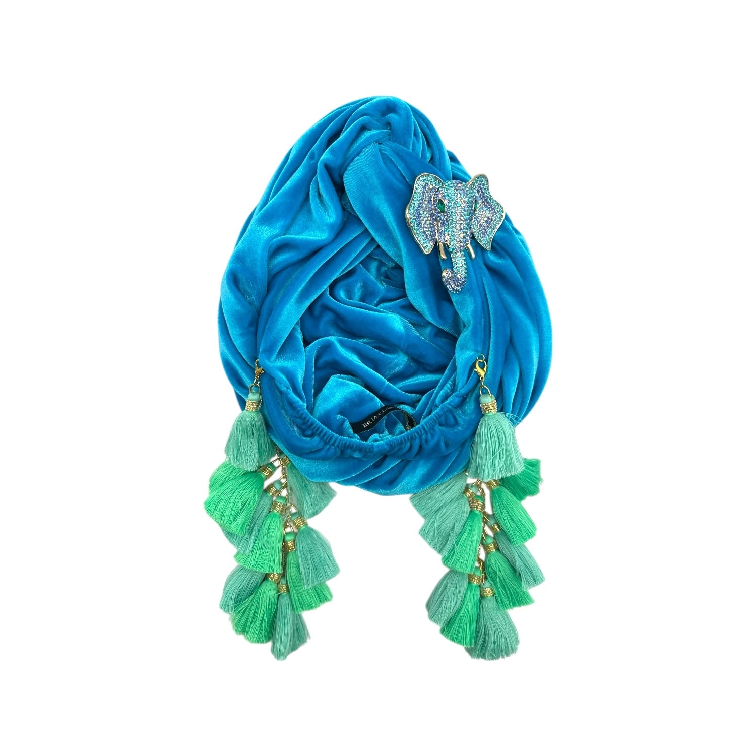 Julia Clancey Women's Blue Nellita Azure Mint Chacha Turban