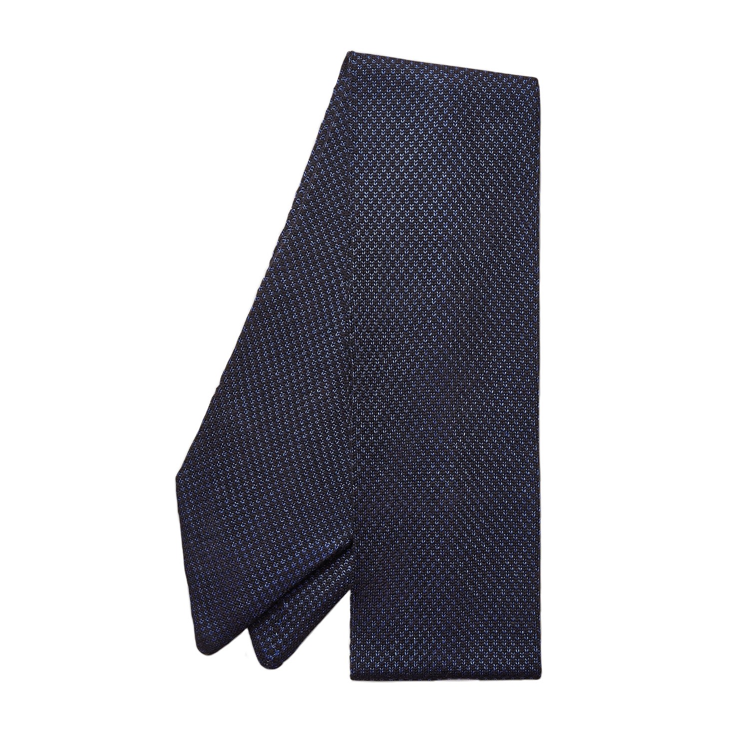 Men’s Black / Blue Merino Wool & Rpet Eco Scarf - Black, Blue One Size Serran London