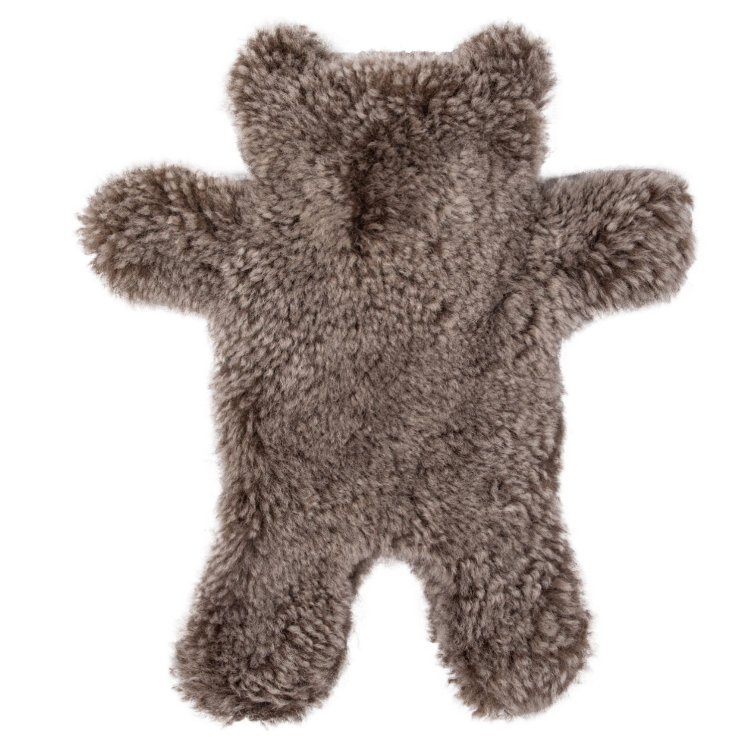 Brown Sheepskin Hot Water Bottle Cover Flat Eric Jr. - Swedish Taupe Owen Barry