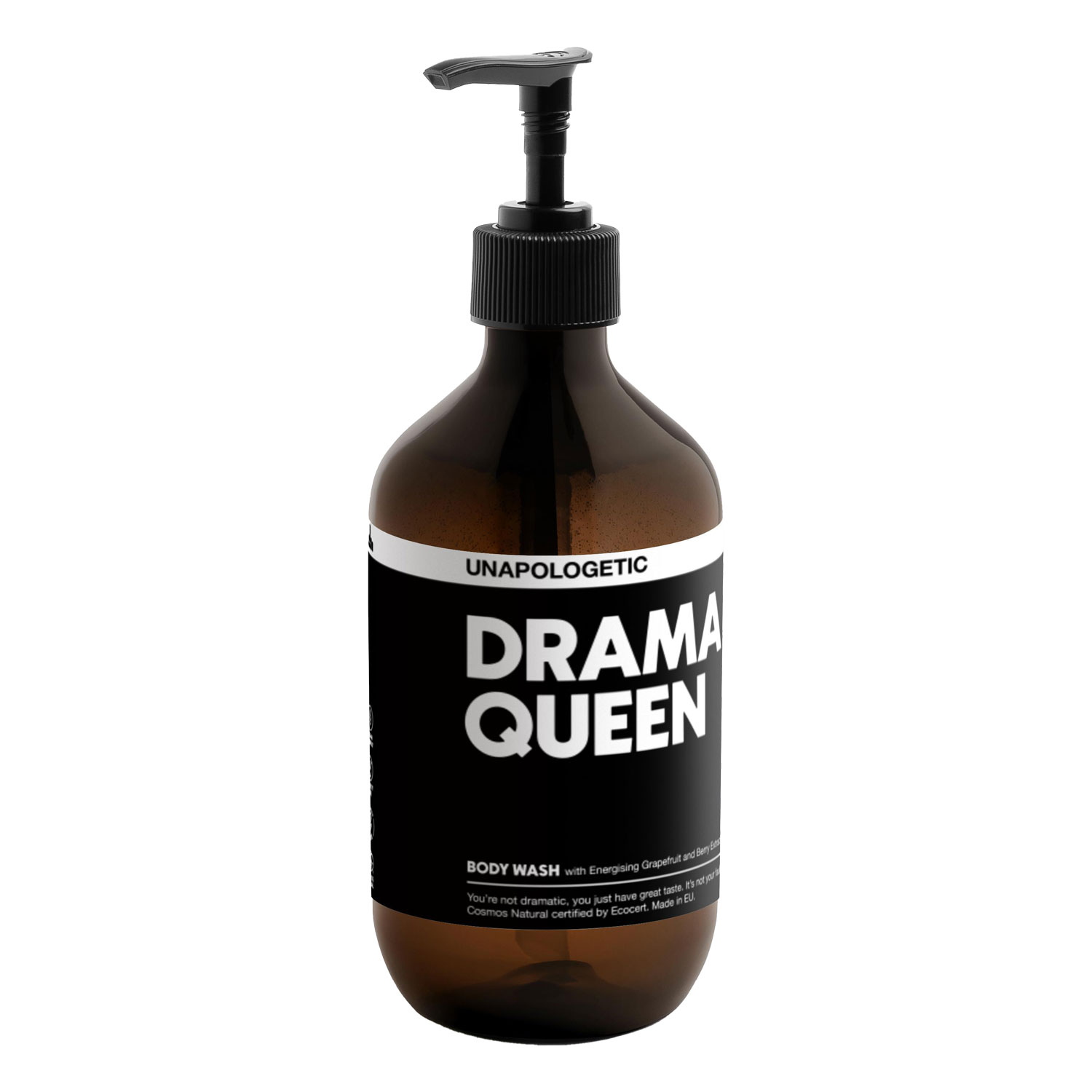 Unapologetic Black Drama Queen Body Wash In Black