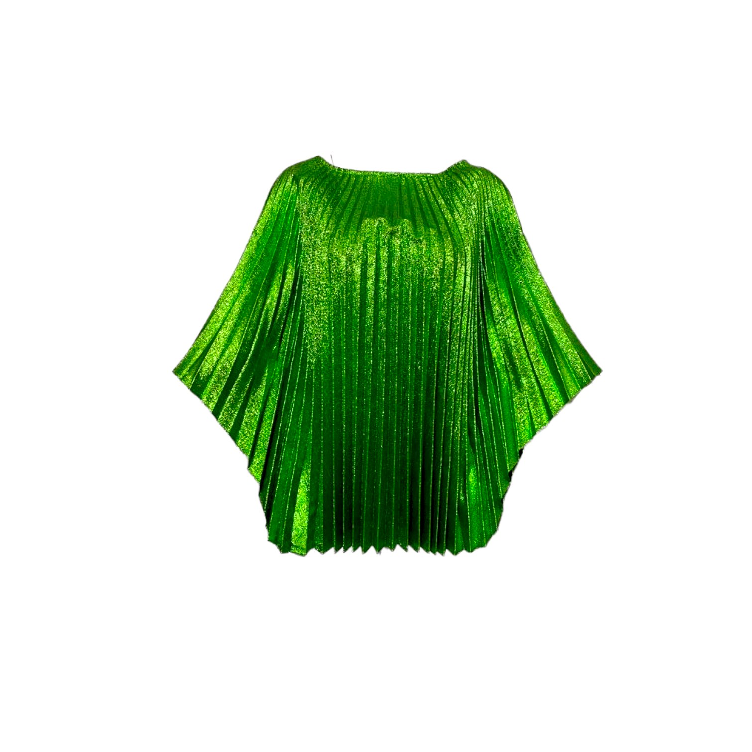 Women’s Green Madame Mini Emerald Pleated Dress One Size Julia Clancey