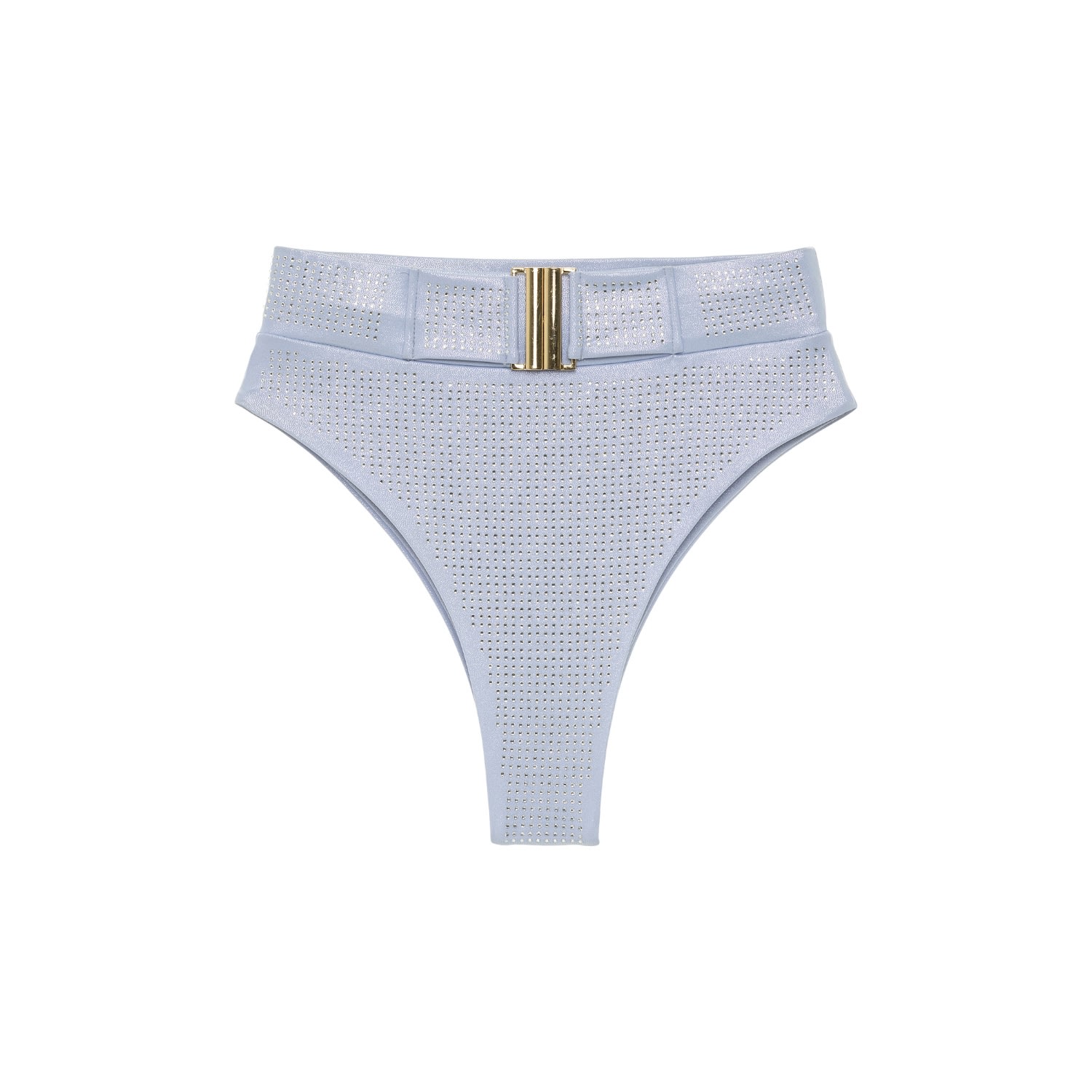 Cioccolato Couture Women's Alina Crystal Blue Bikini  Bottom In Blue