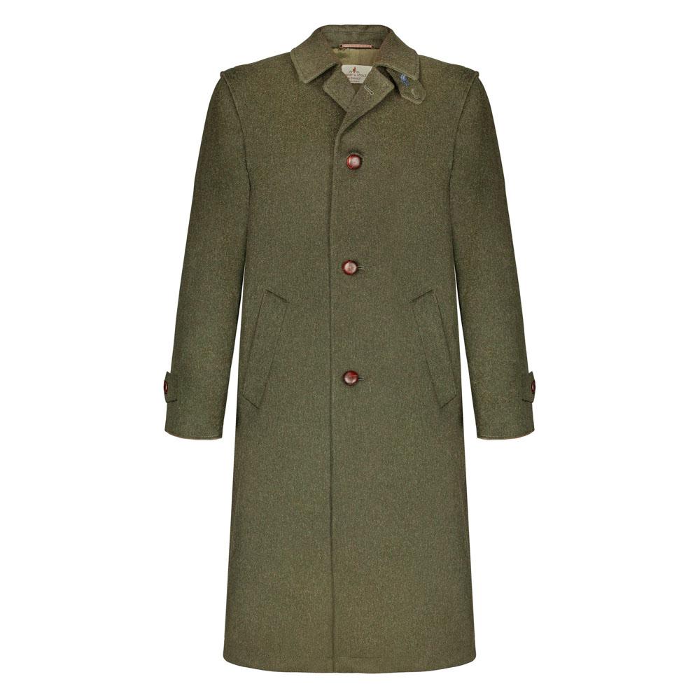 Tirol Traditional Austrian Hunting Loden Wool Overcoat Unlined, Robert W.  Stolz