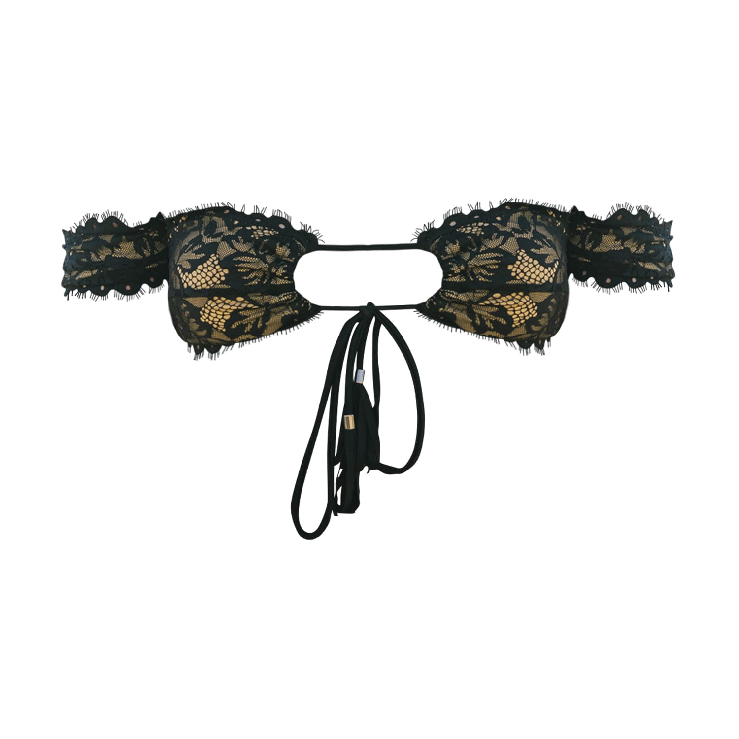 Ivy Swimwear Women's Lani In Black Lace Top In Black