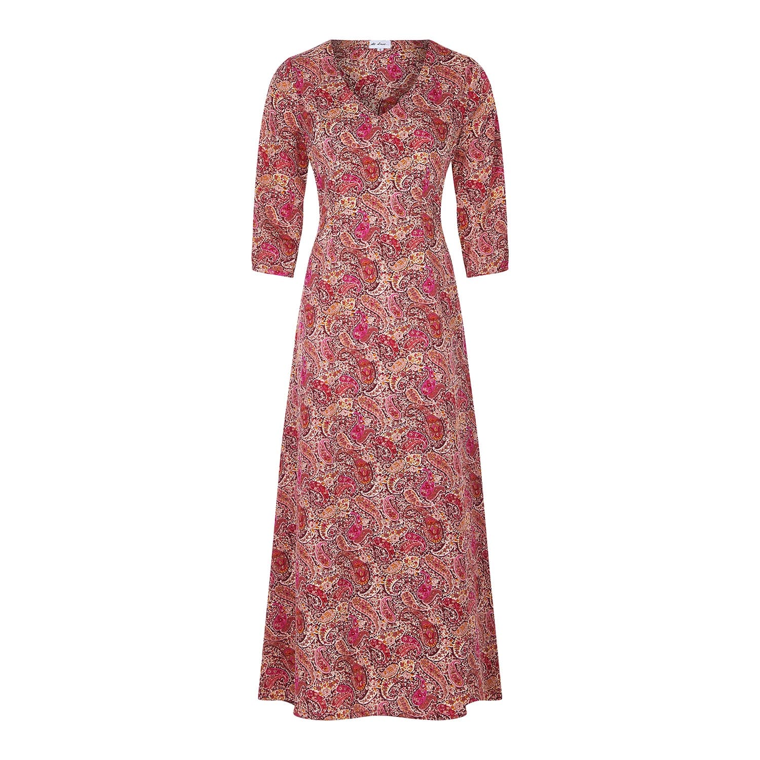 Chelsea Dress Pink Paisley (XXL) | At Last... | Wolf & Badger