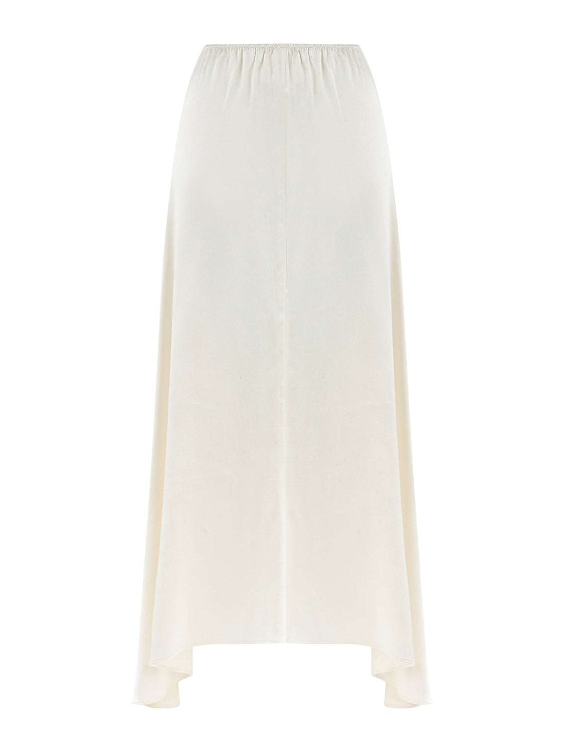 Shop Nocturne Women's White Asymmetrical Long Skirt