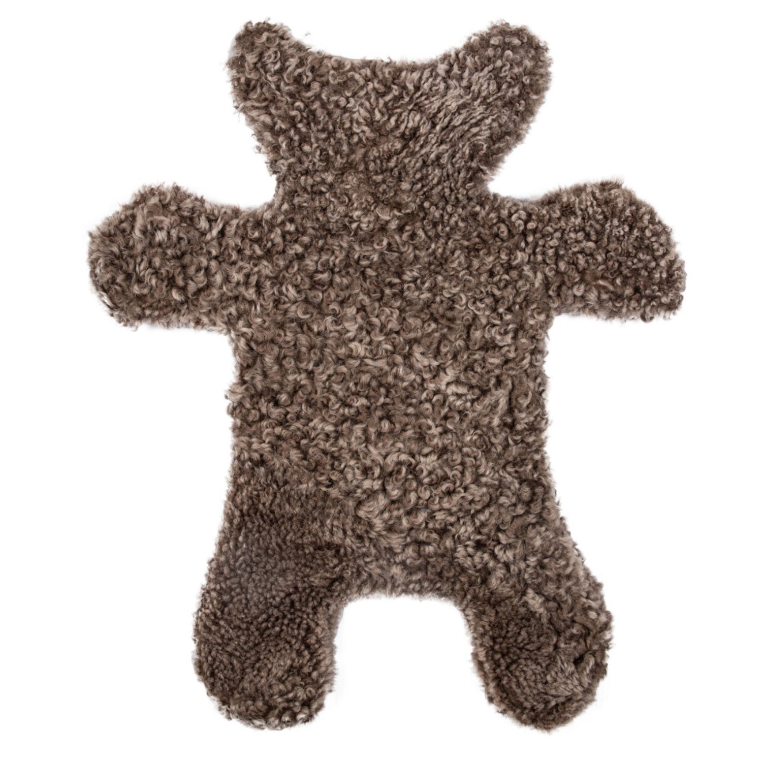 Brown Sheepskin Hot Water Bottle Cover Flat Eric - Swedish Taupe Owen Barry