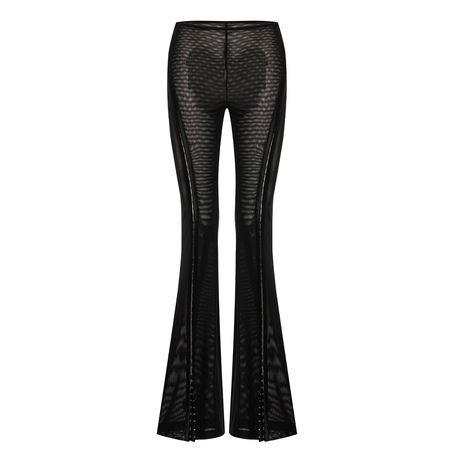 Khéla The Label Women's Black Wild Card Slim Flared Pants
