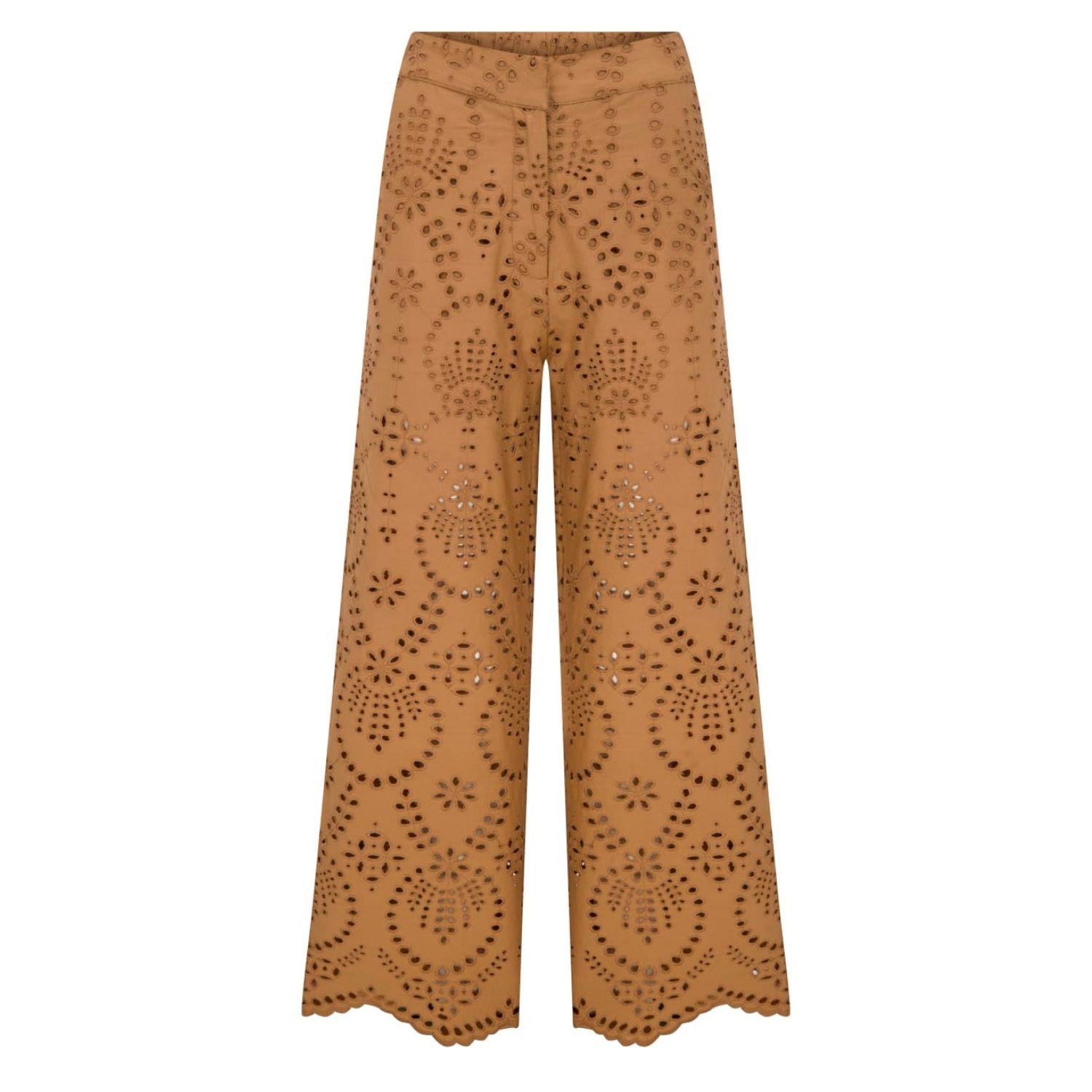 Thisisu Collection Women's Brown Solstice Pant - Cocoa Lace In Brown
