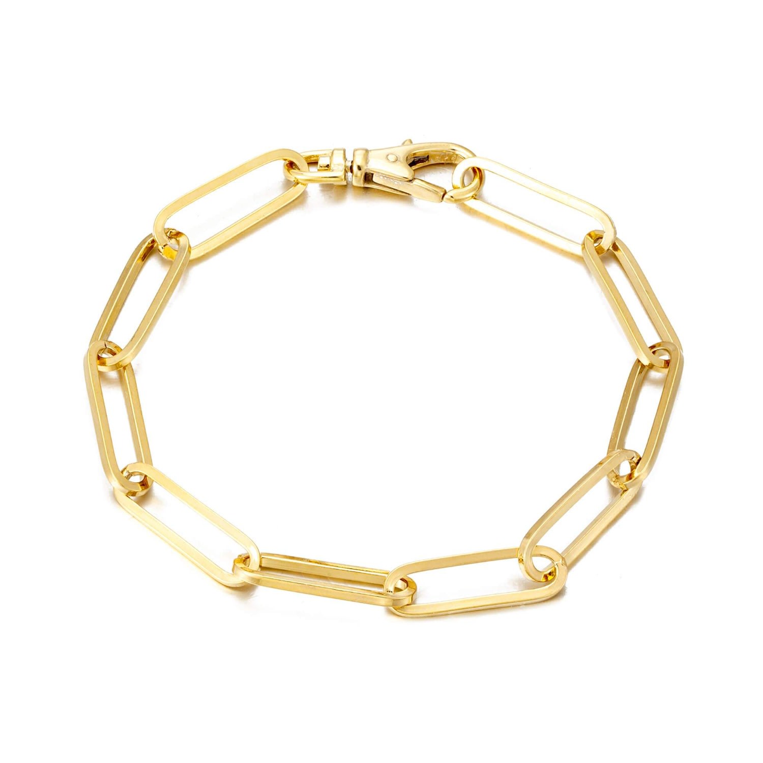 Women’s 22Ct Gold Vermeil Chain Link Bracelet Seol + Gold