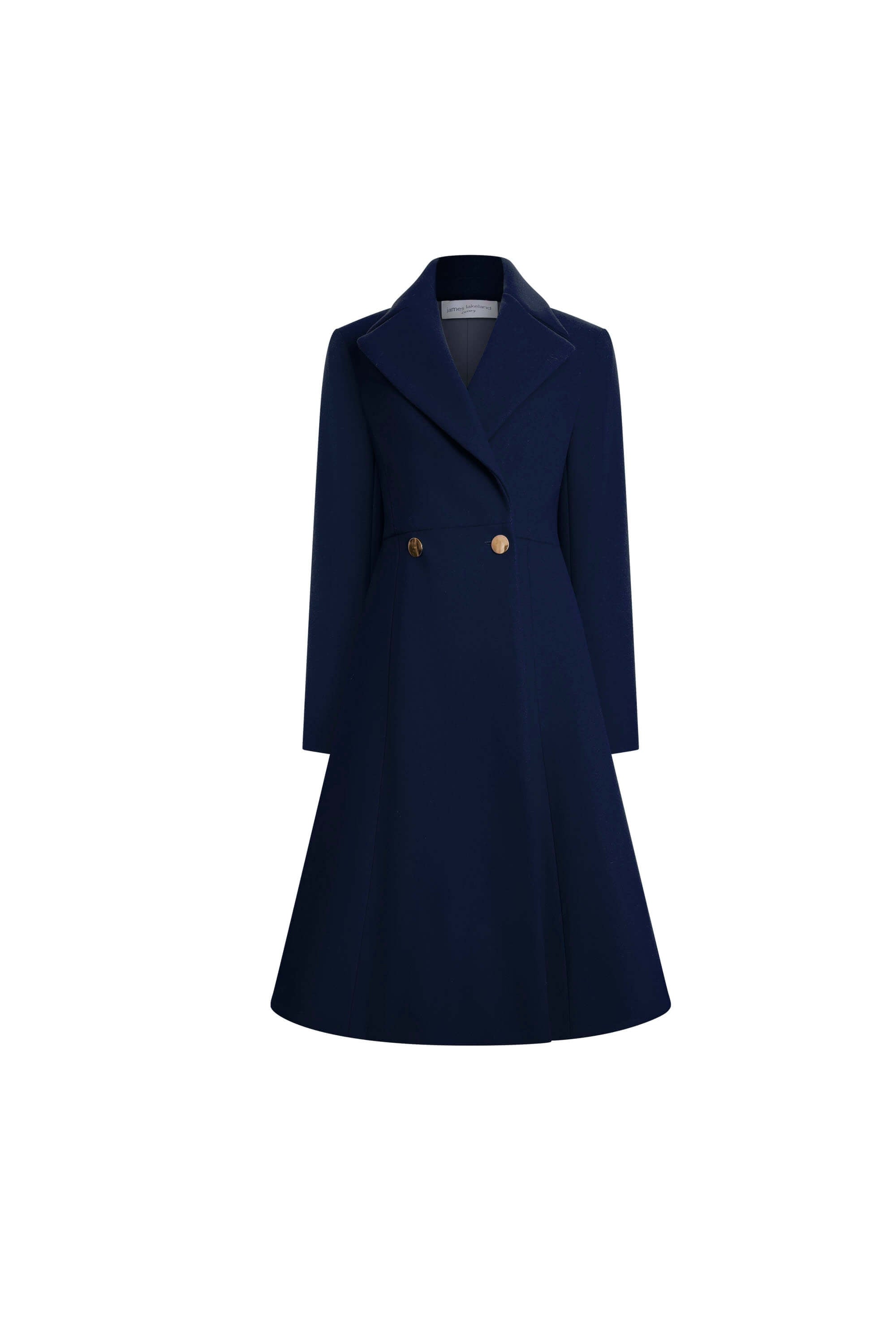 James Lakeland Women's Blue Princess Navy Coat In Blue