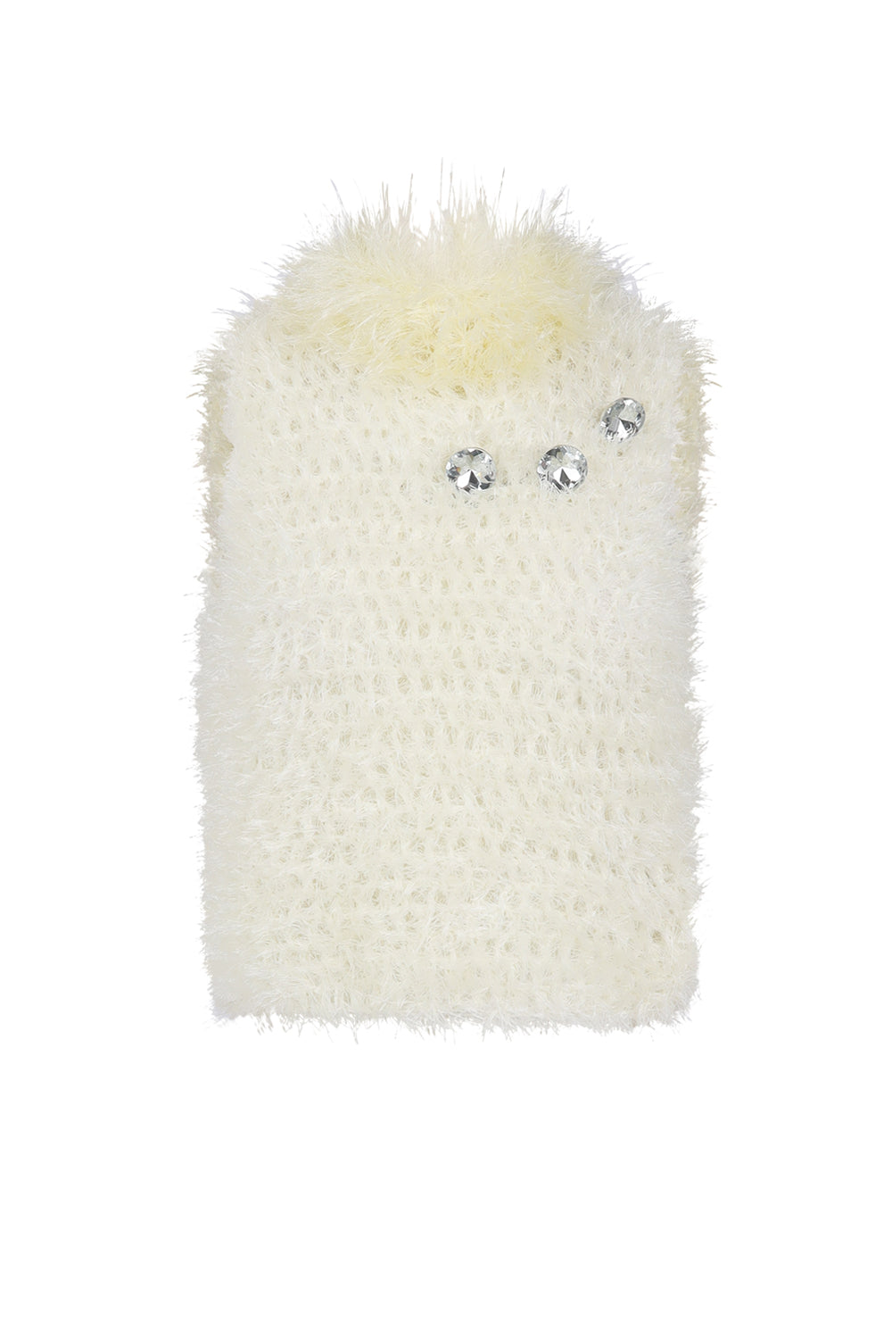 Andreeva White Handmade Knit Top In White