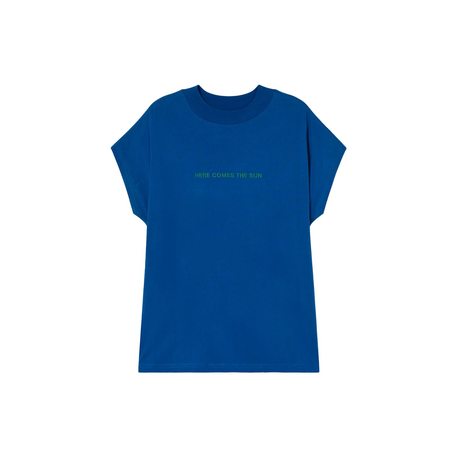 Shop Thinking Mu Women's Blue Heres Comes The Sun T-shirt