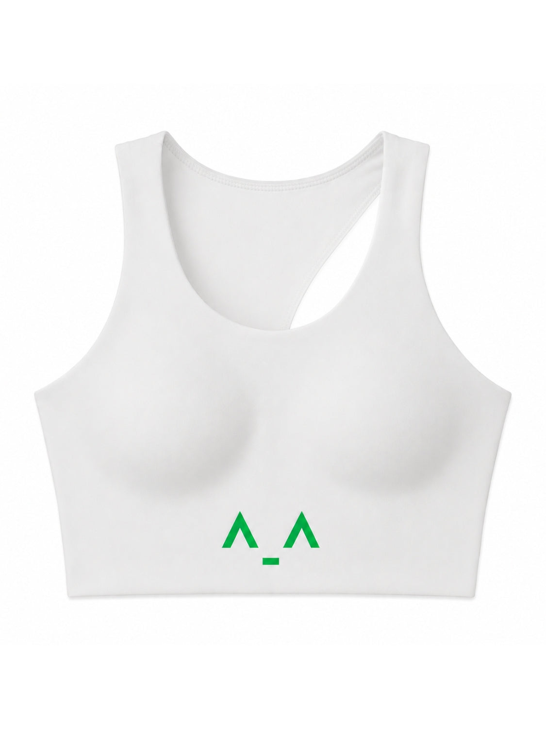 Altra Volta Women's White Asymmetric Back Sculpt Sports Bra