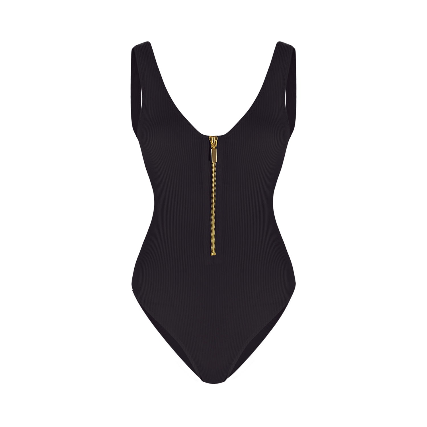 Women’s Black Kiara Zipper One Piece Small Movom