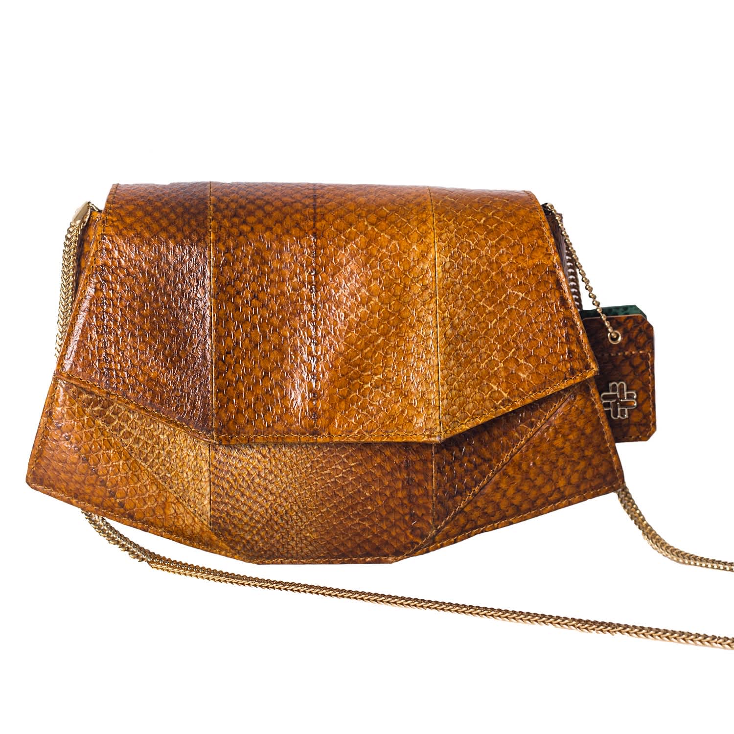 cognac crossbody bag