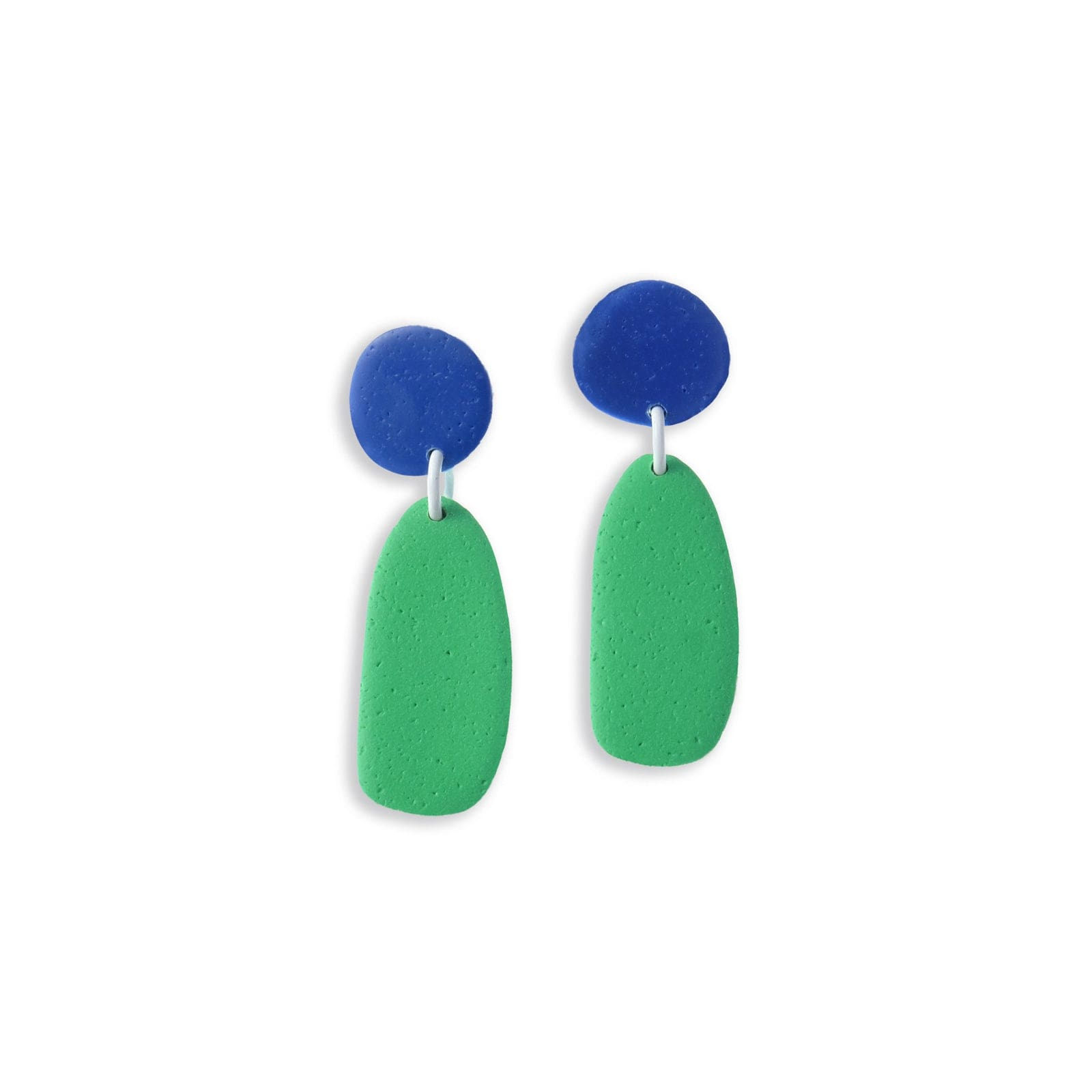 By Chavelli Women's Green / Blue Miro Drop Earrings In Green In Green