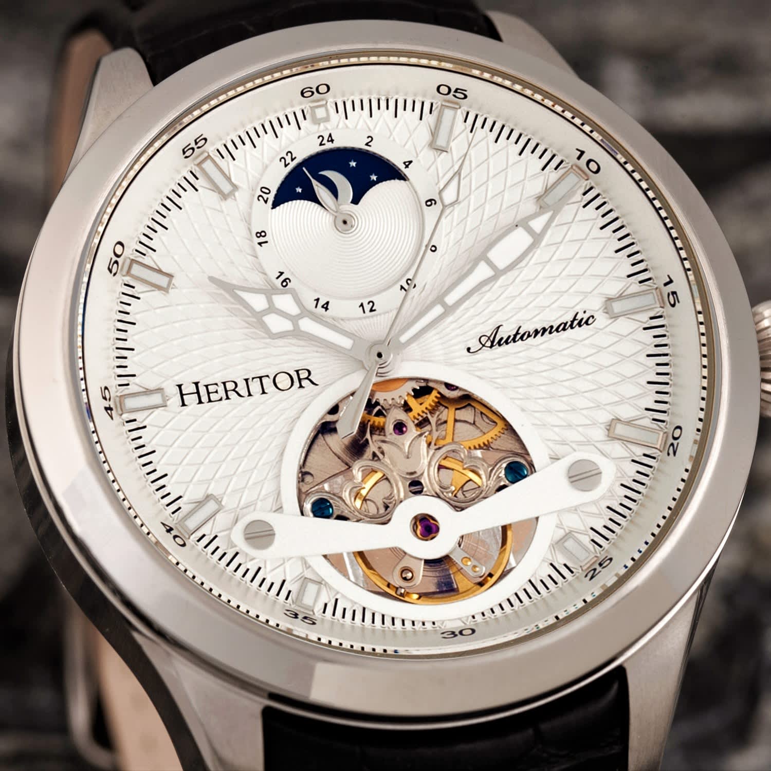 Heritor automatic men's gregory watch top