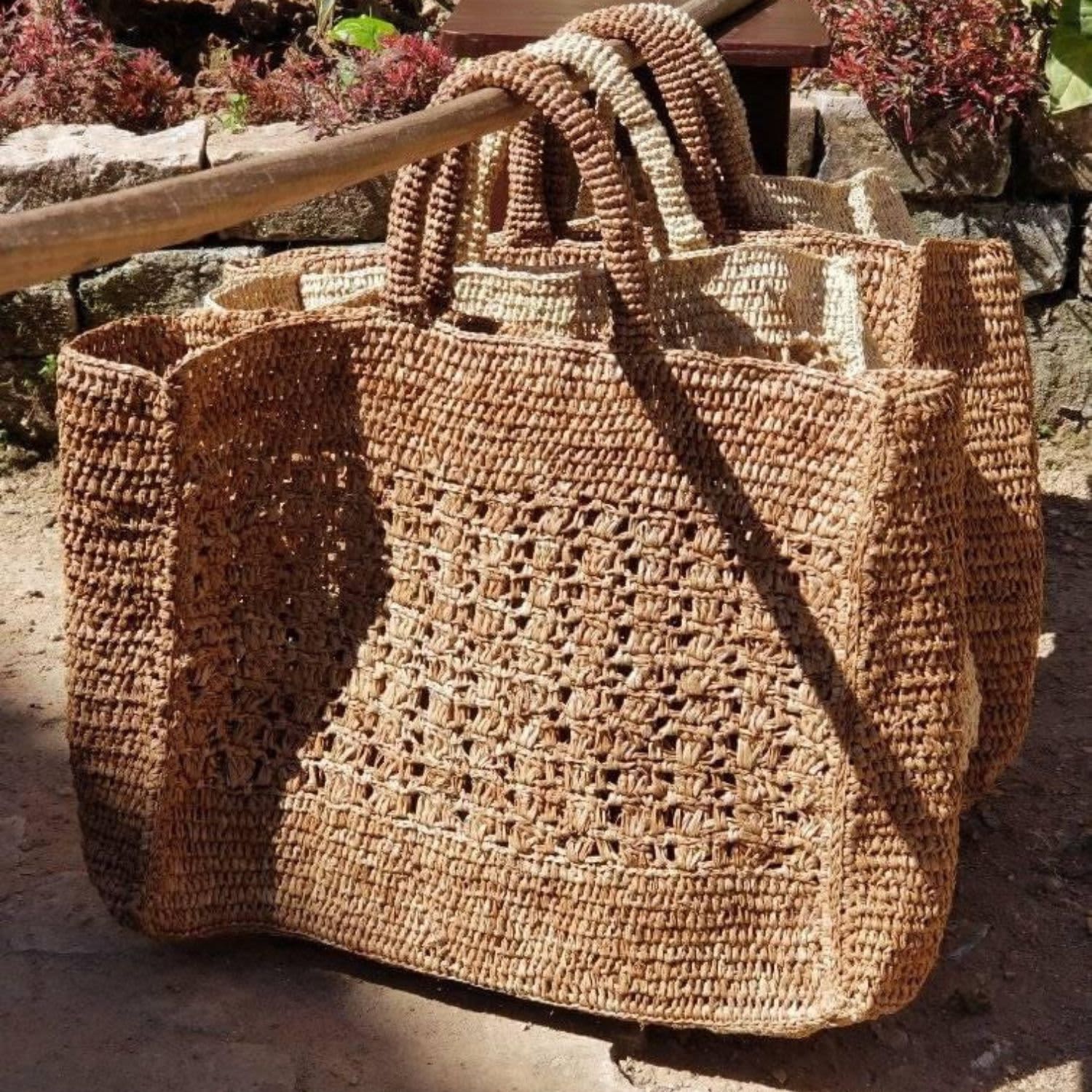 Caramel Basket Bag