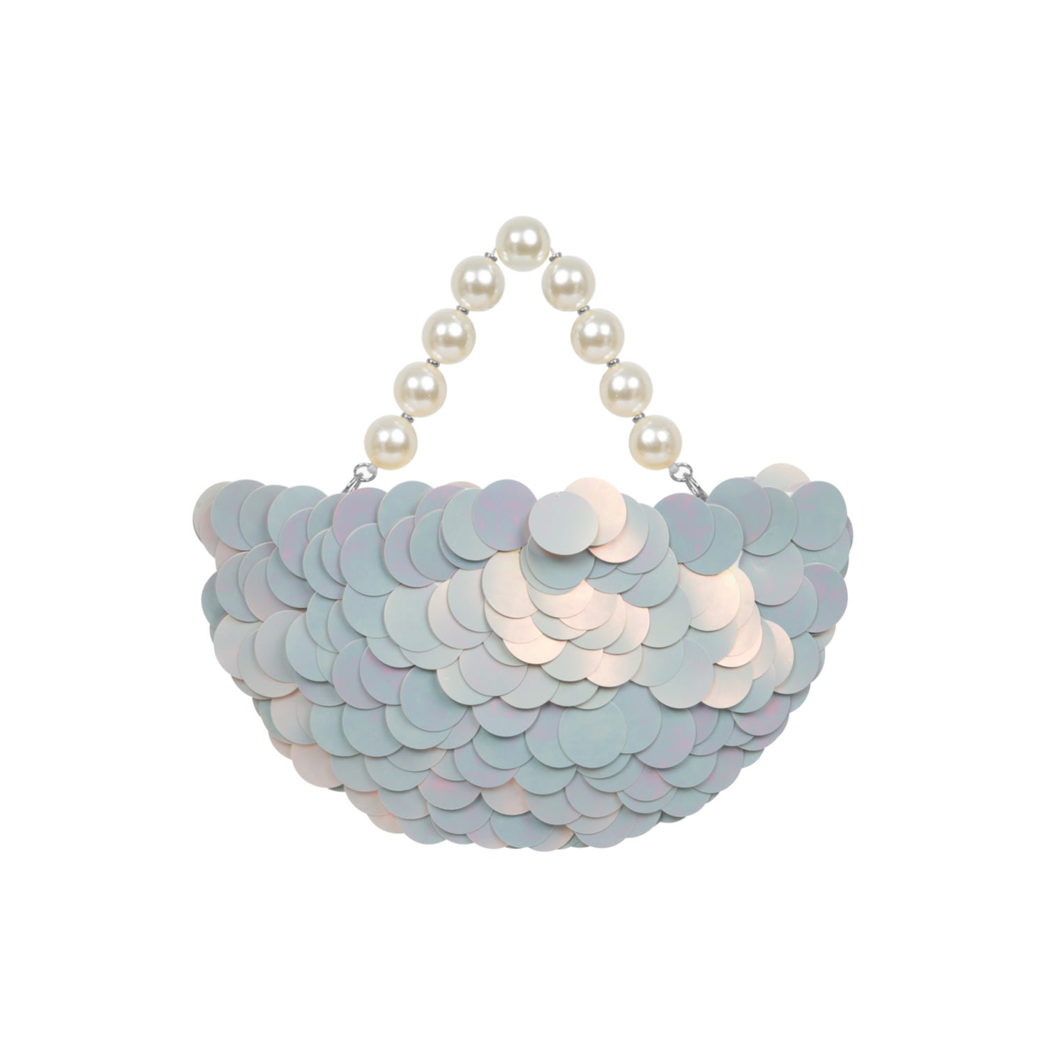 D’lueur Atelier Women's Grey Demi Lune G Pearl In Grey