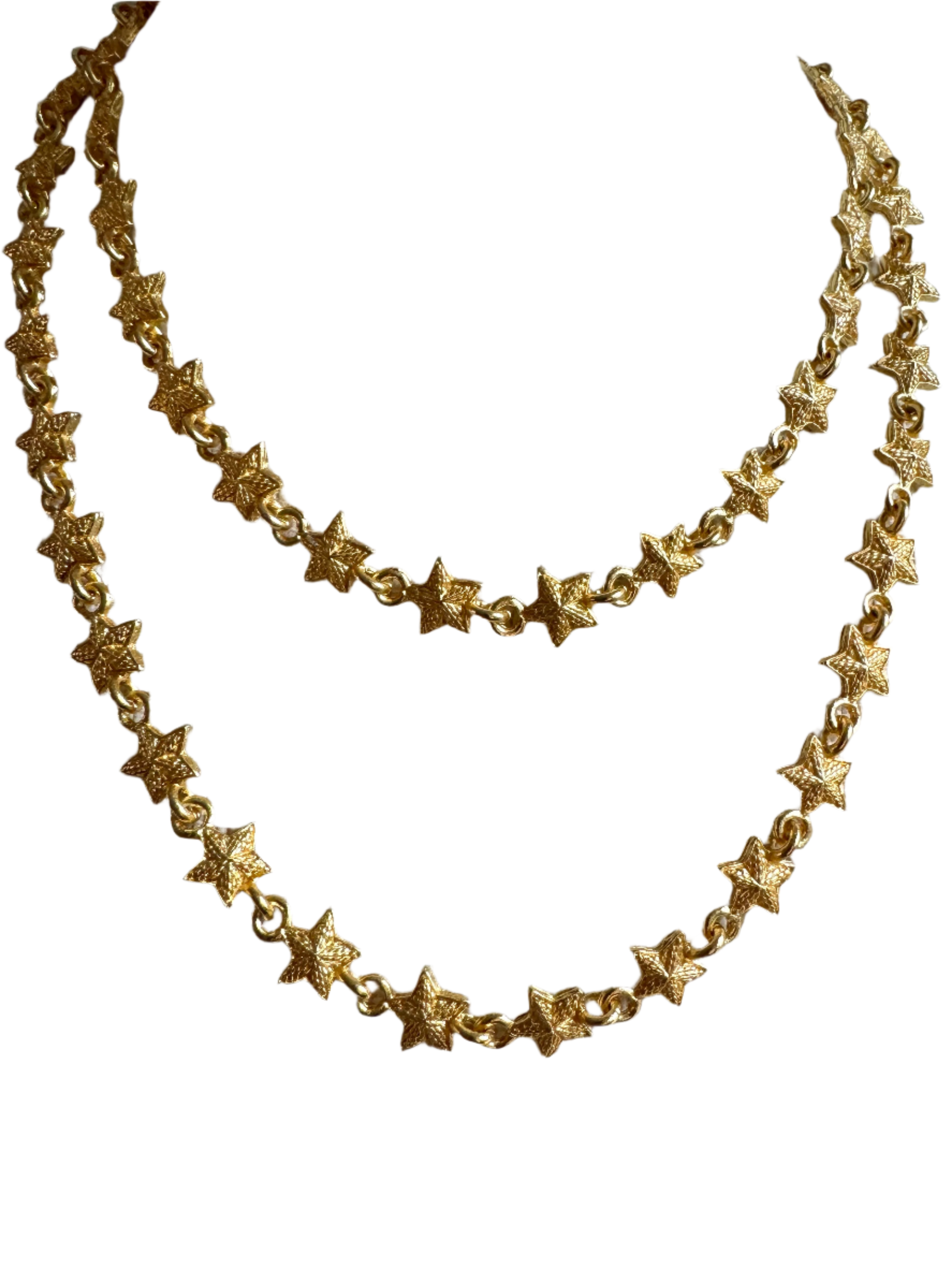 Laura Gray Women's 80s Brushed Gold Star Necklace In Gold