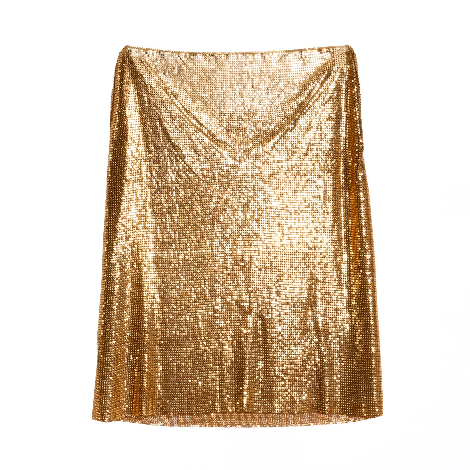 Paloma Lira Women's Gold Sparkle Skirt In Gold