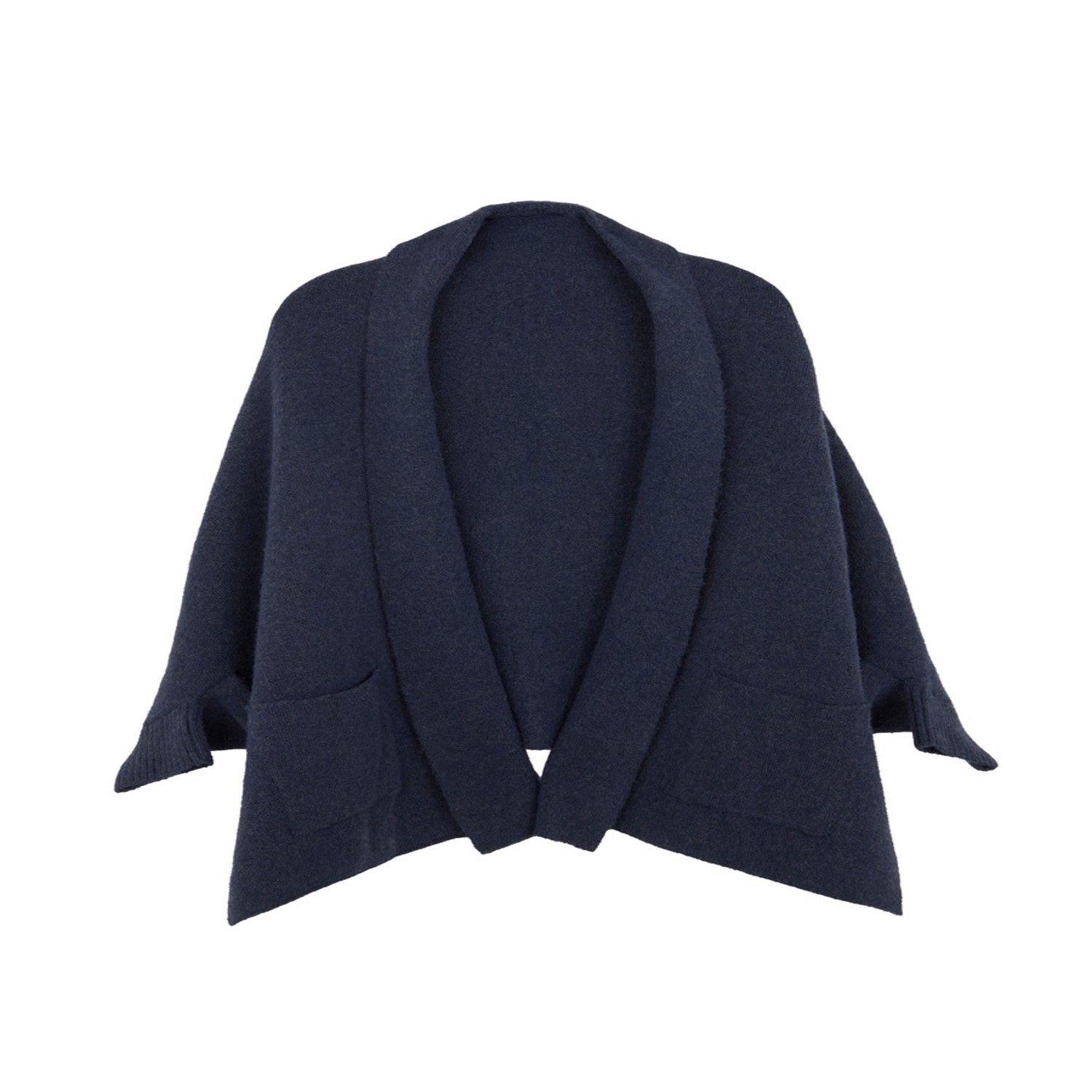 Saachi Women's Blue Drapey Open Front Cardigan In Blue