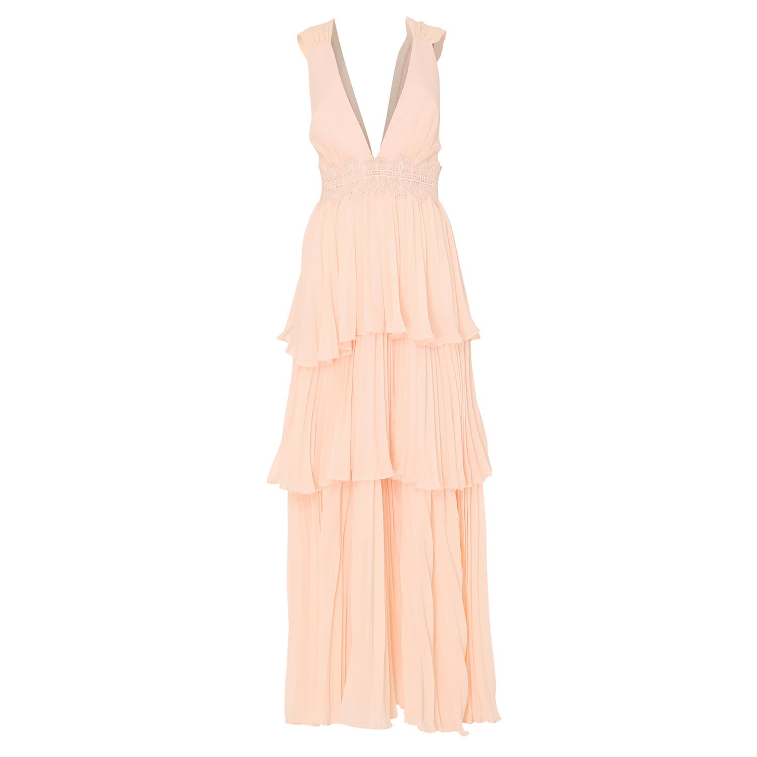 maxi dress peach