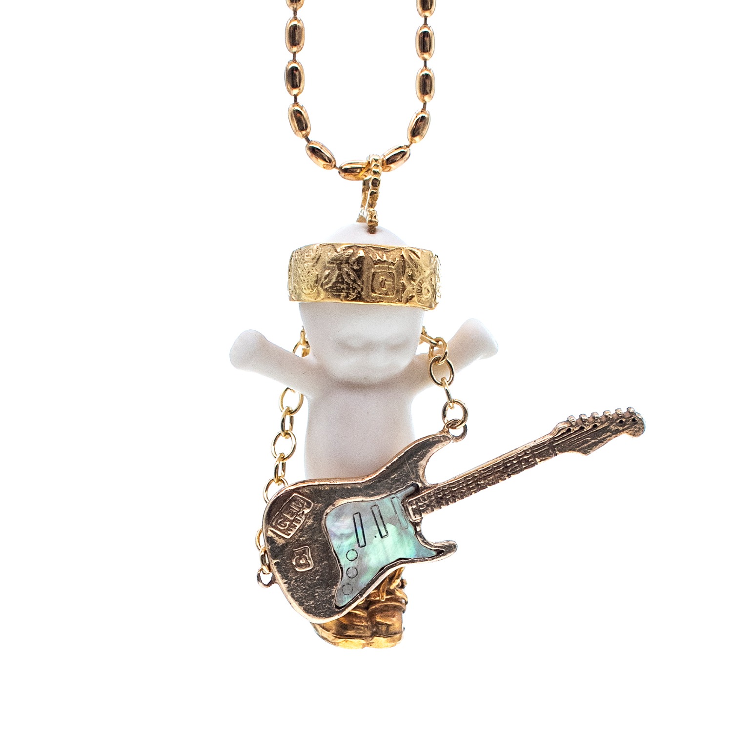 Happy Baby Rock-A-Bye Gold White | Gem Kingdom | Wolf & Badger