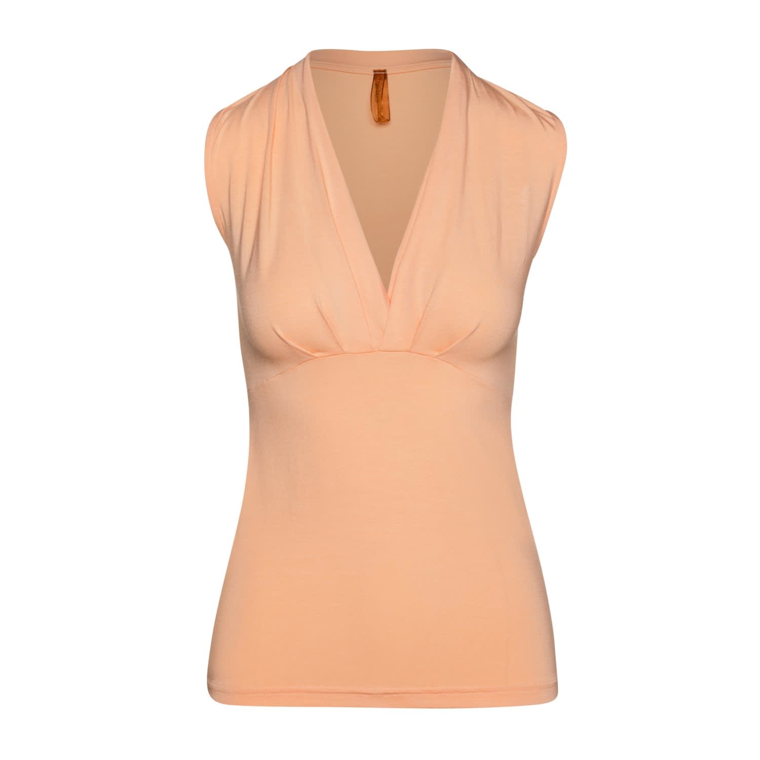 wrap sleeveless top