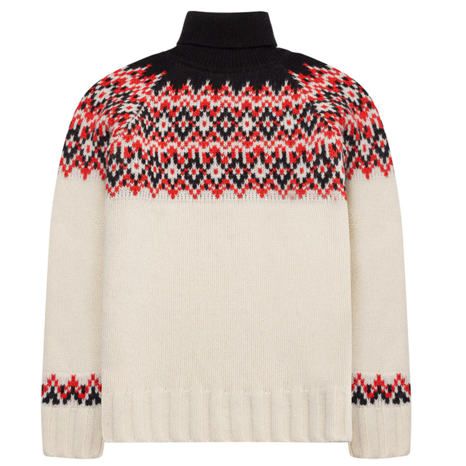 Women’s Cotswald Fair Isle Pullover In Ecru Multi Small Peraluna