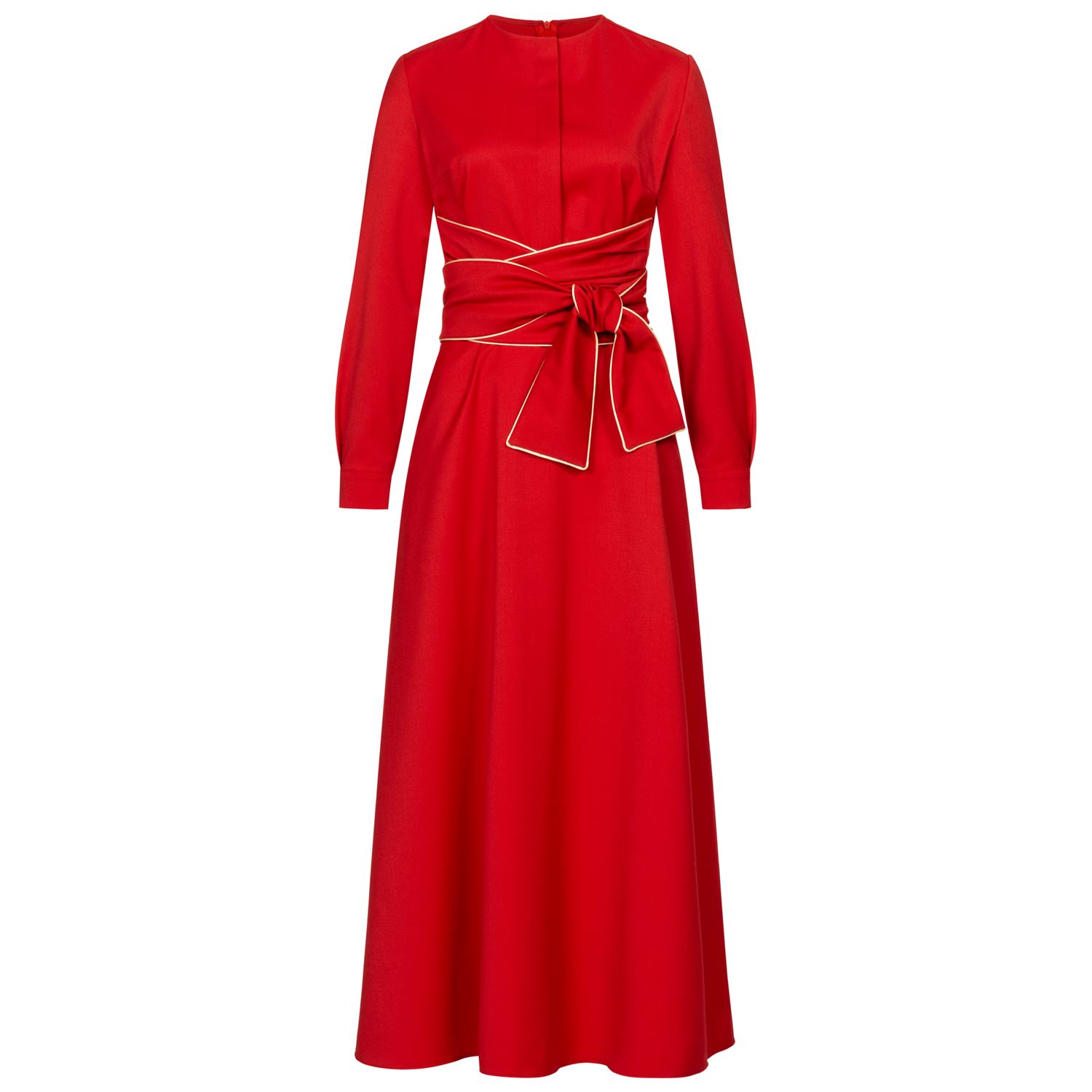 Marianna Déri Women's Red Wool-blend Maxi Dress In Red