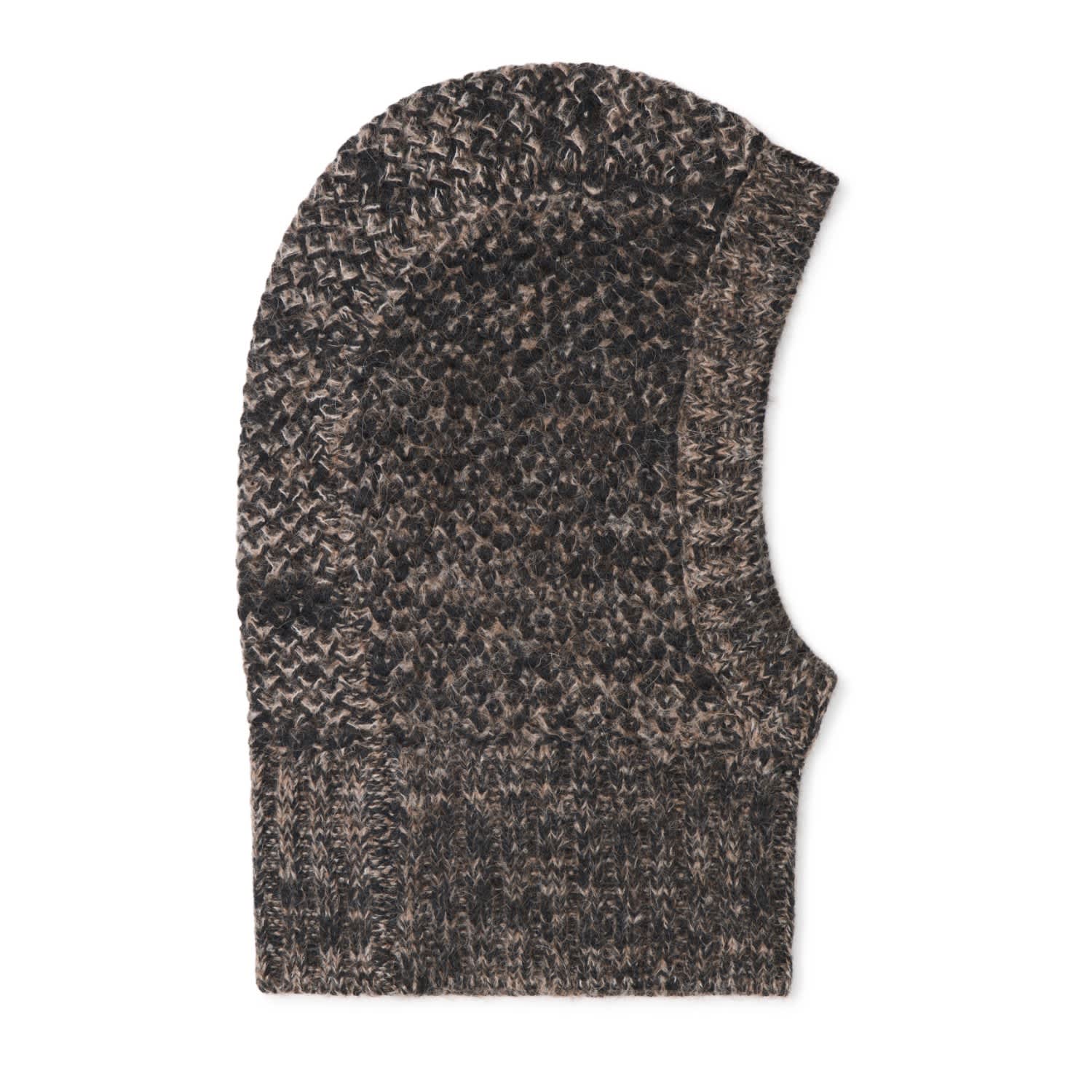 The Alpaca Balaclava Hood - Frosted Walnut Brown | Arctic Fox & Co
