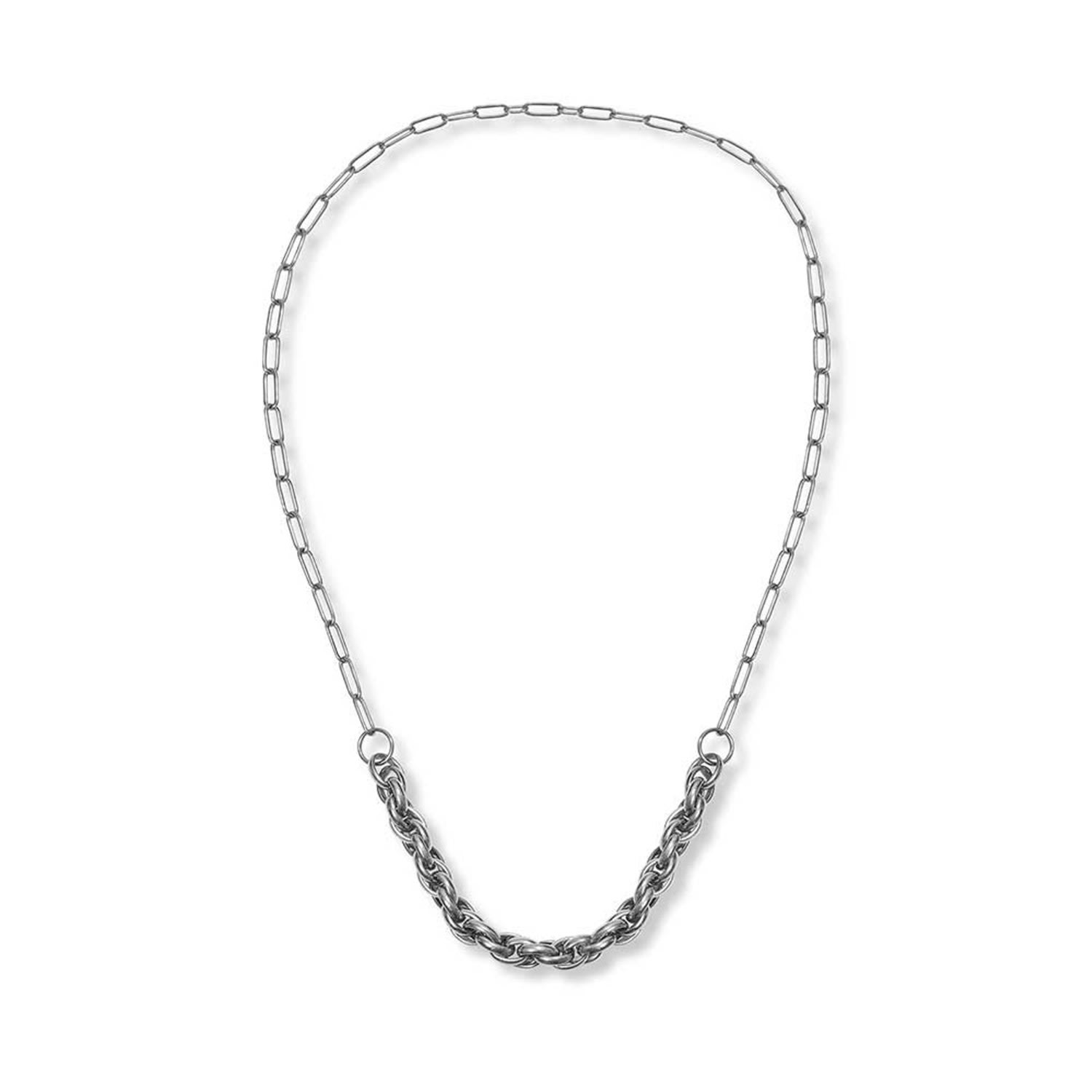 A Weathered Penny Women's Silver Multi Chain Necklace In Metallic