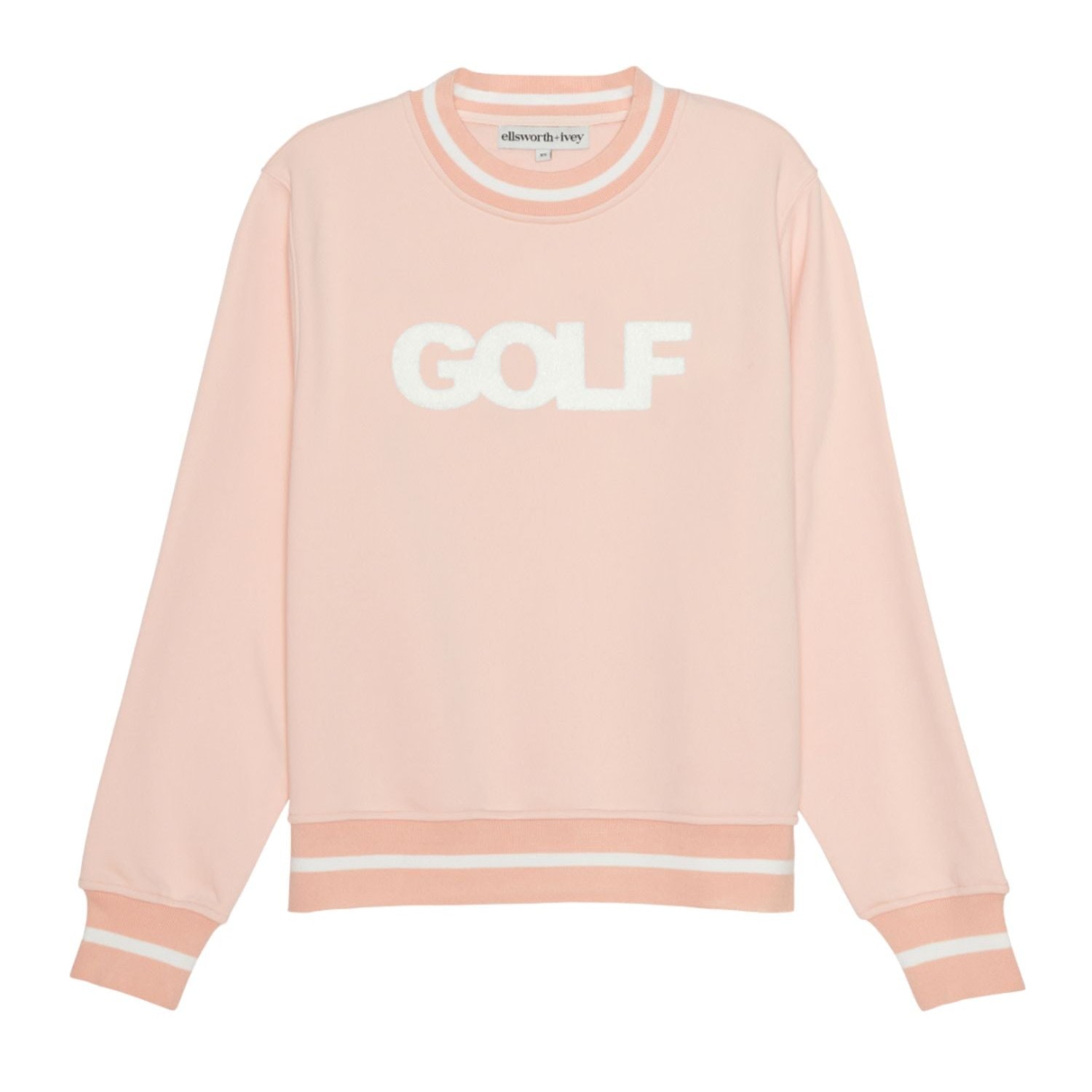 Ellsworth & Ivey Women's Elle Sweatshirt - Light Pink Golf