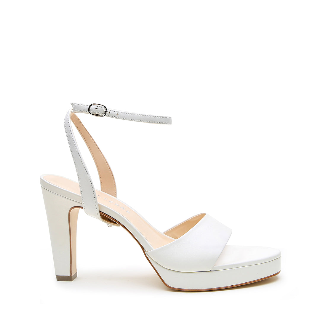 Alterre Women's White Lo Platform + Marilyn Strap In White