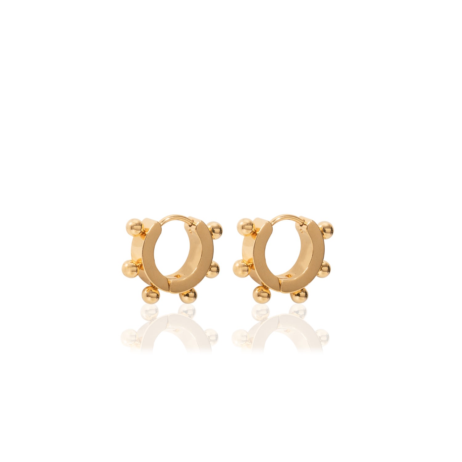 A Weathered Penny Women's Gold Bessie Hoops In Gold